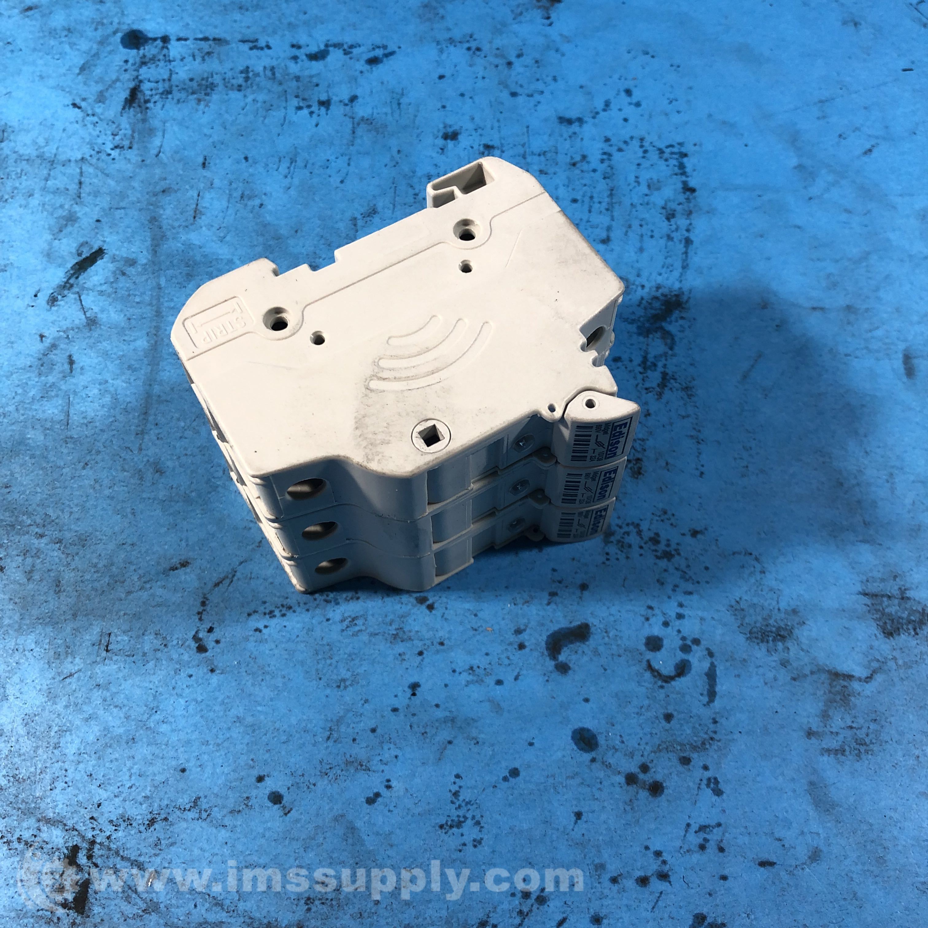 Edison EHM3DIU-4 Modular Fuse Holder, 30A, 600V, 3-pole, 18-4 AWG - IMS ...