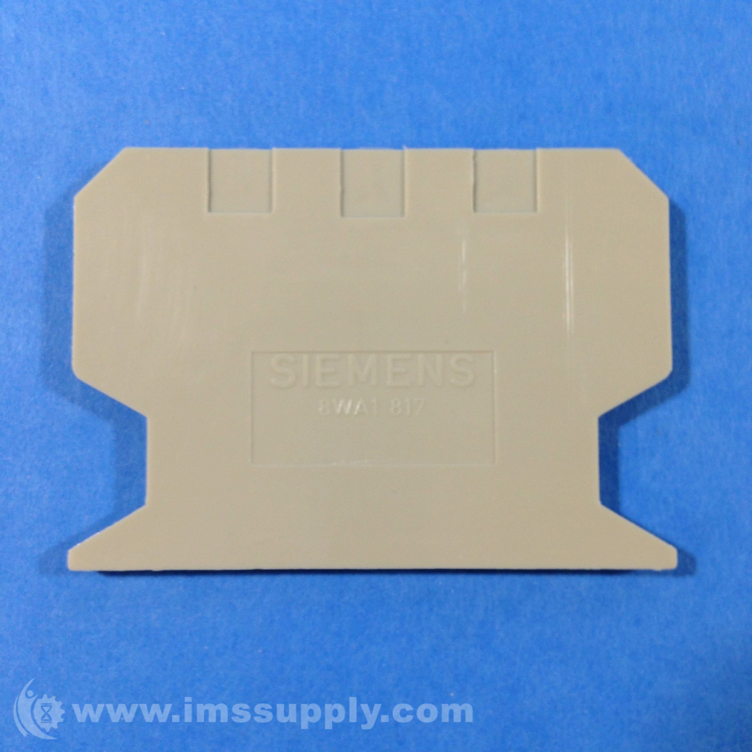 Siemens 8WA1817 Terminal Block End Barrier 1.5mm IMS Supply