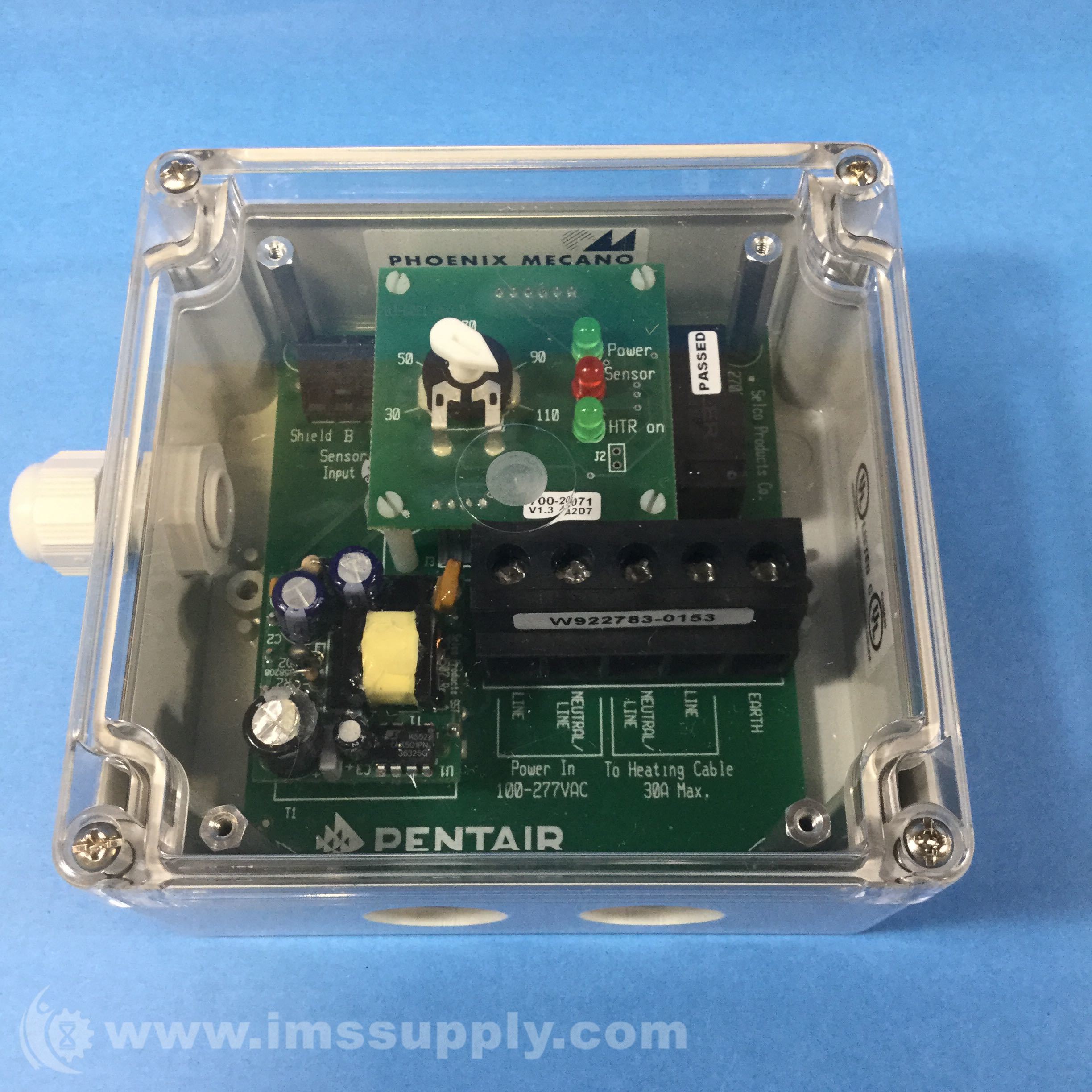 Digitrace EC-TS electronic thermostat controls board 