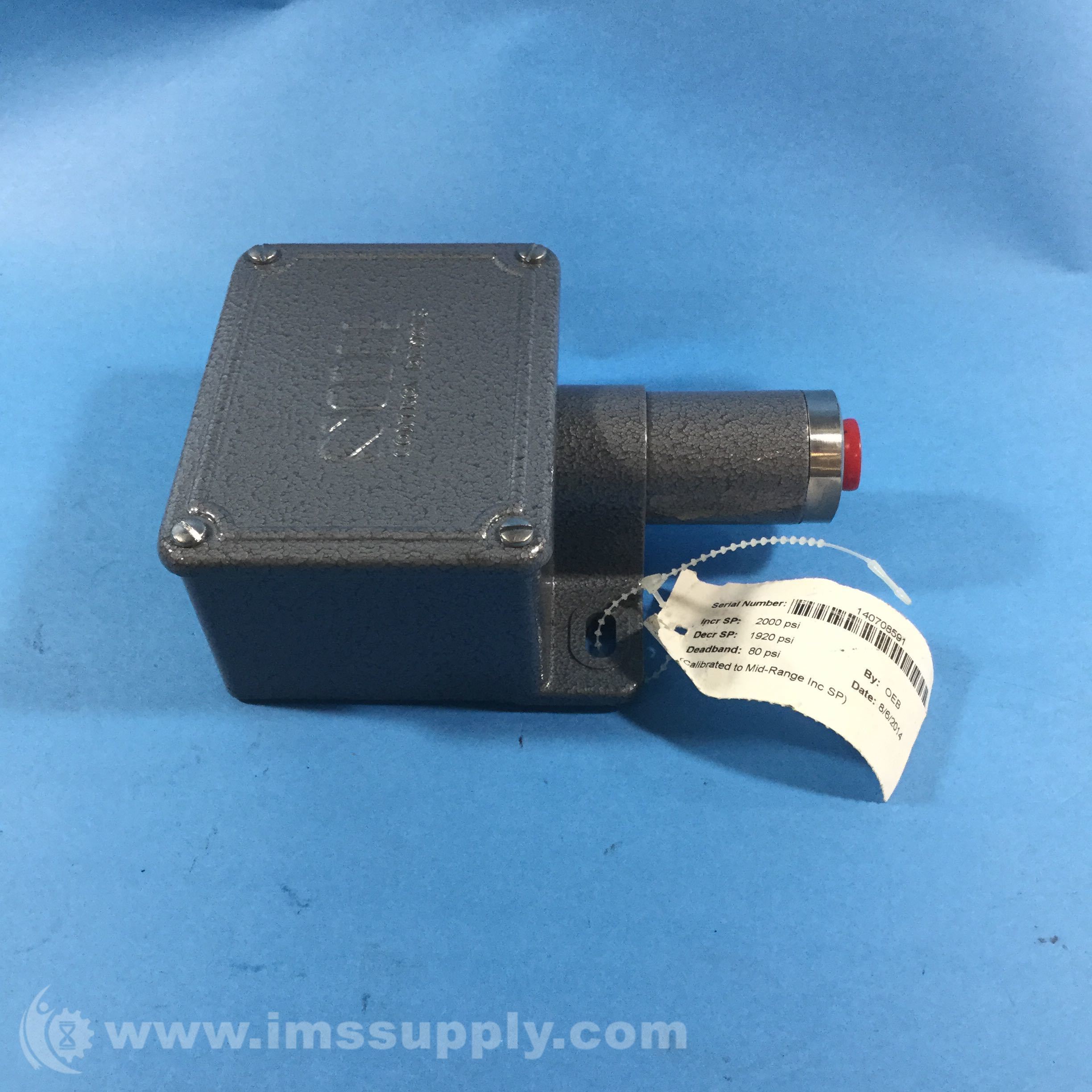 Details about   Sor 12N-AA5-N4-B1A Pressure Switch 1/4in 0.75-12psi 