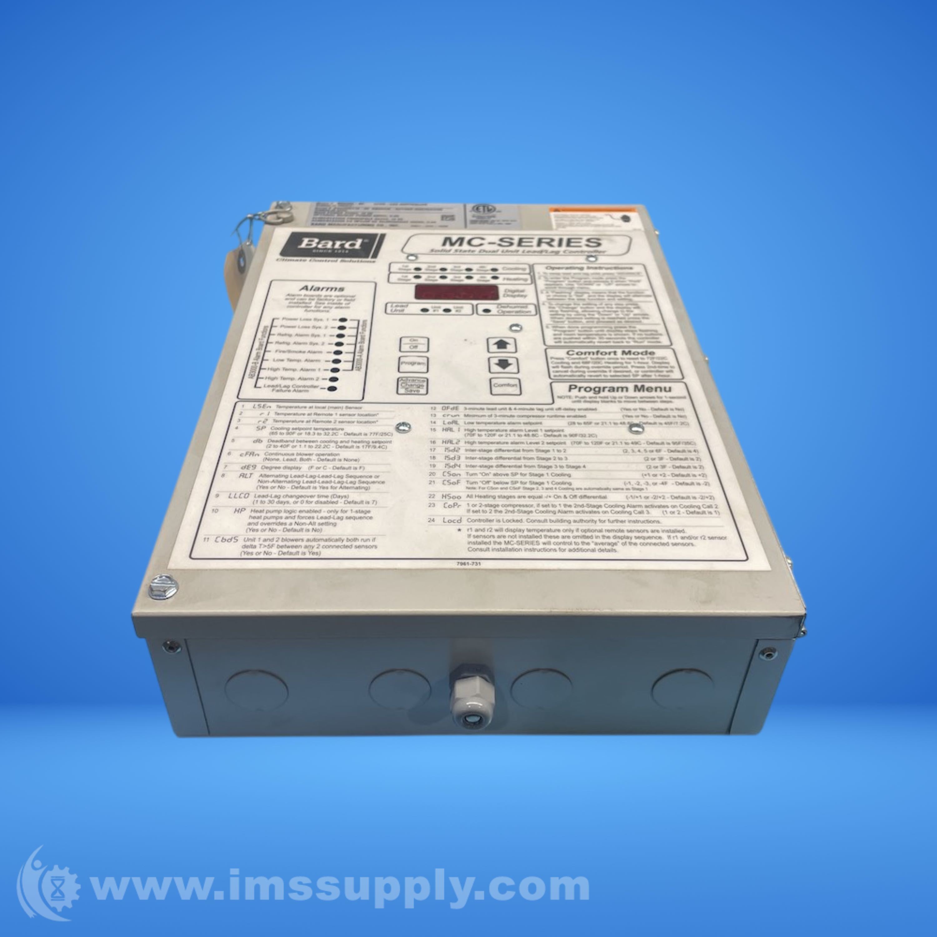 Bard MC4002-BC Lead-Lag Controller - IMS Supply