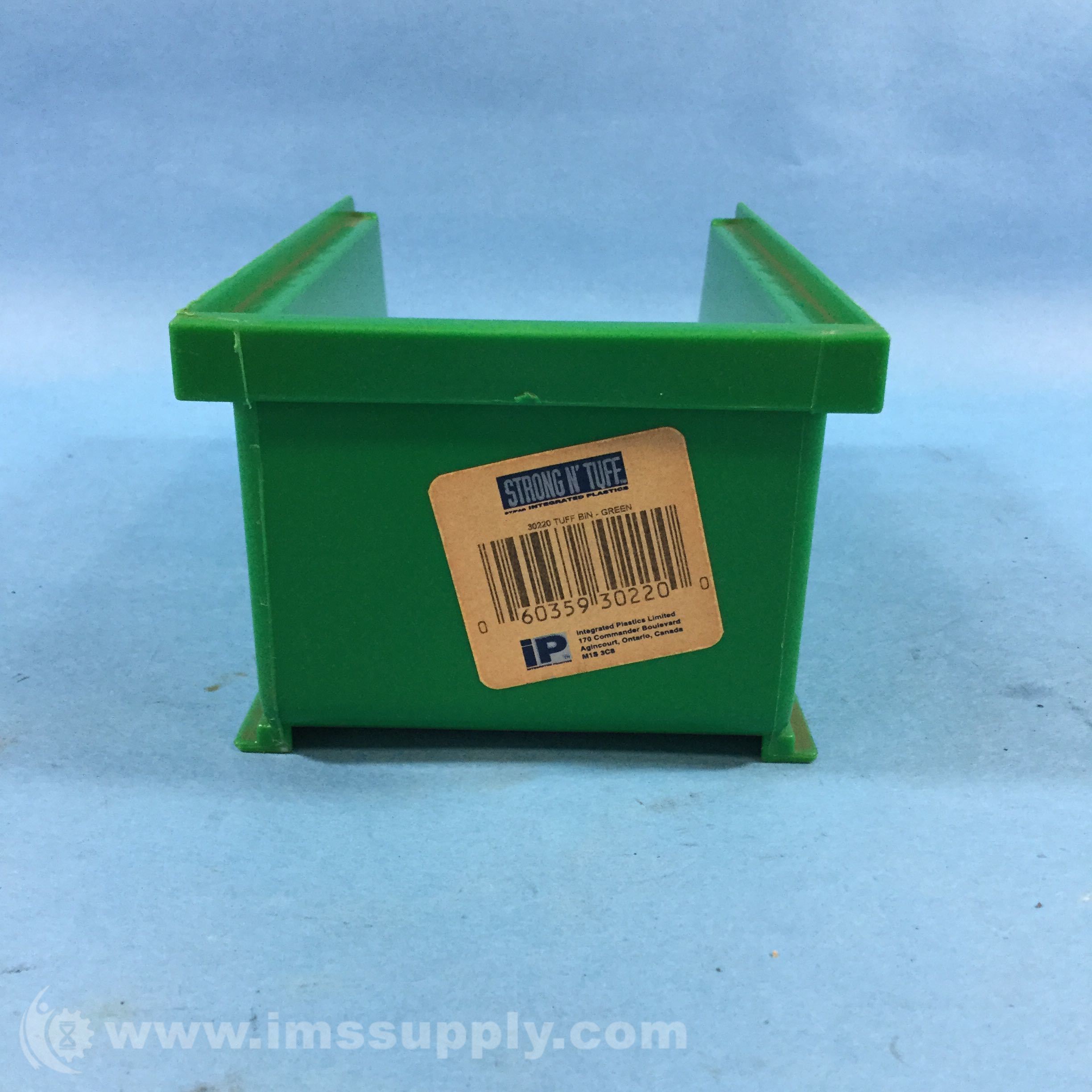 Integrated Plastics 30220 green Hanging and Stacking Bin 7 3/8 IMS