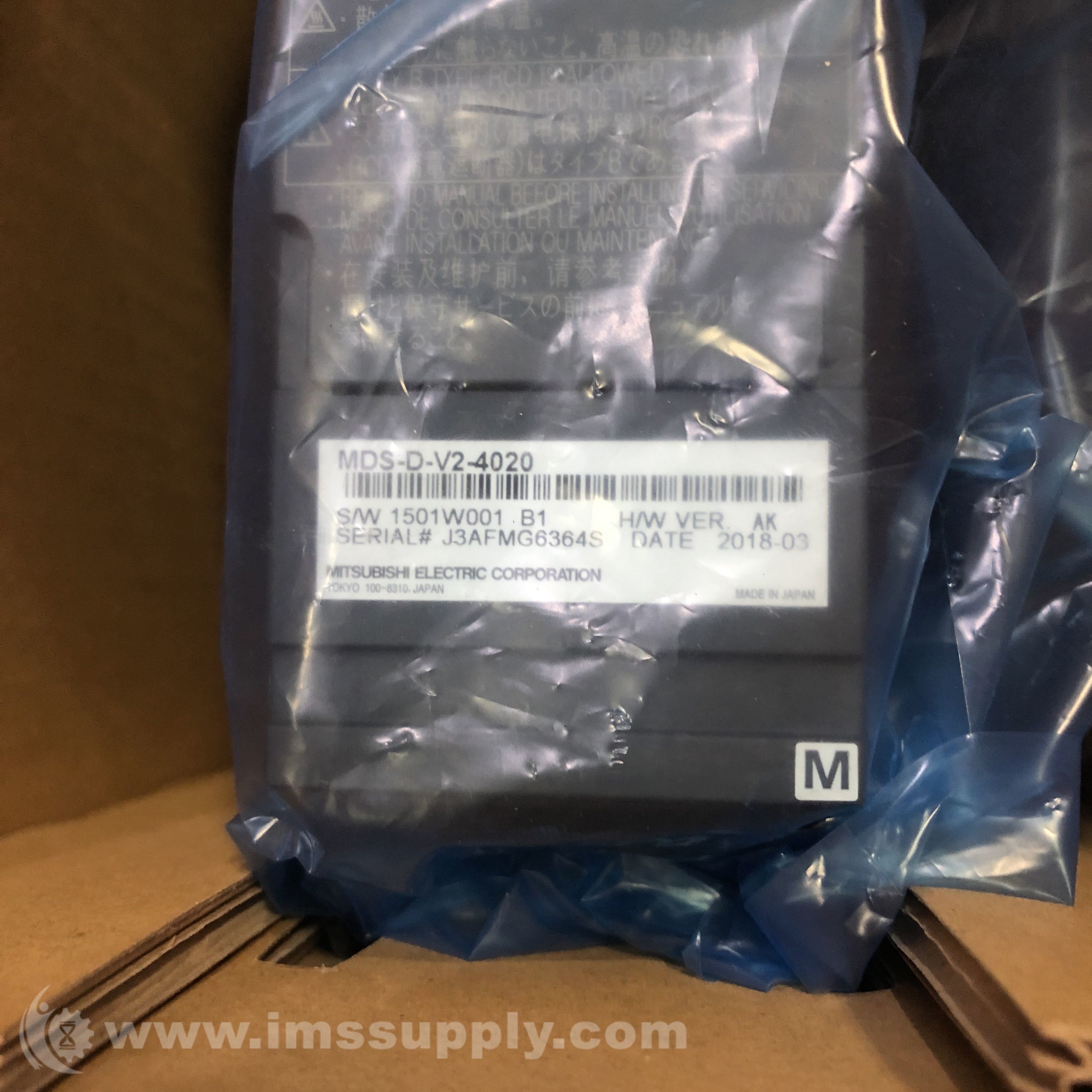 Mitsubishi Electric MDS-D-V2-4020 AC Motion Servo Drive - IMS Supply