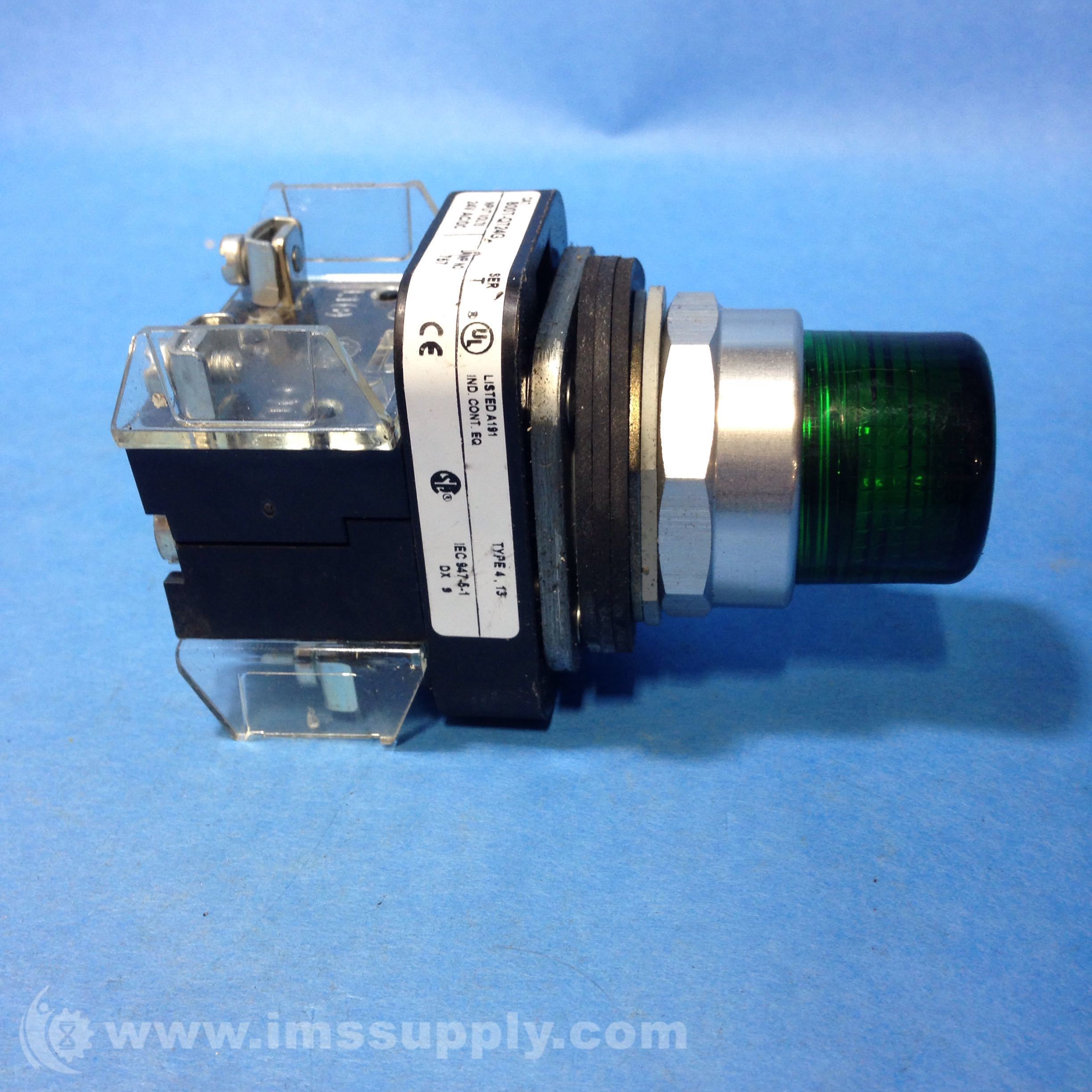 Allen Bradley 800TQT24G 30MM Pilot Light 800T PB IMS Supply