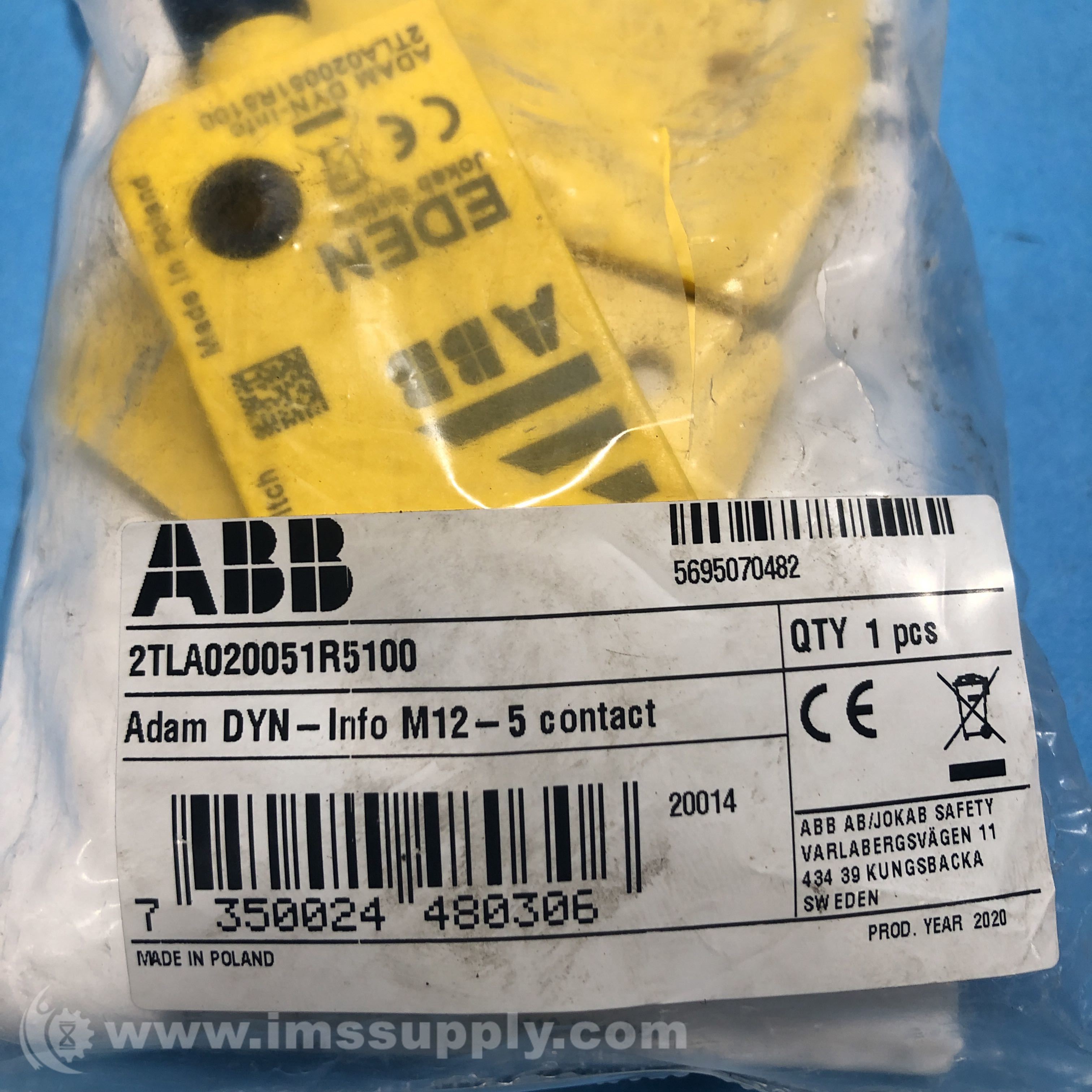 Interrupteur De Sécurité ABB 2TLA020051R5100 - Neuf, Origine Allemagne