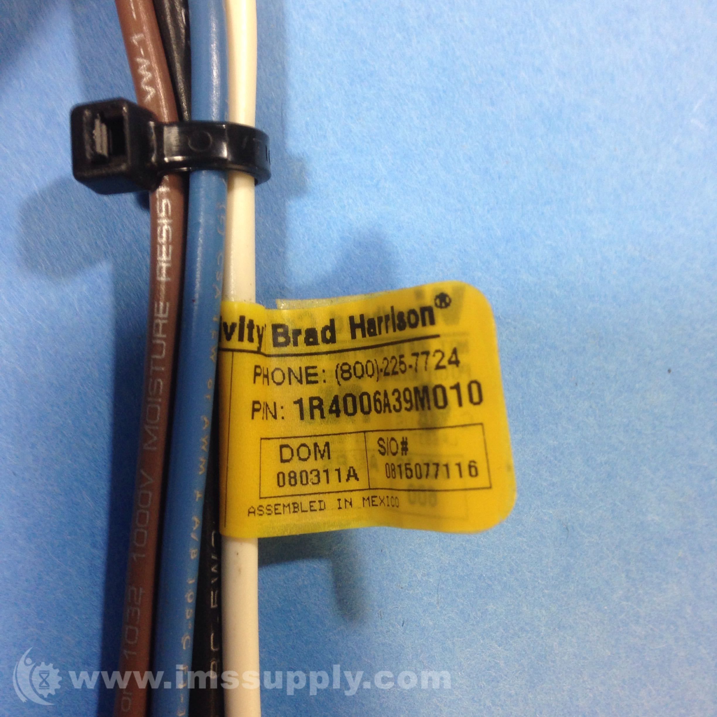 Woodhead Brad 1R4006A39M010 Cordset 4 Poles 600V 8A - IMS Supply