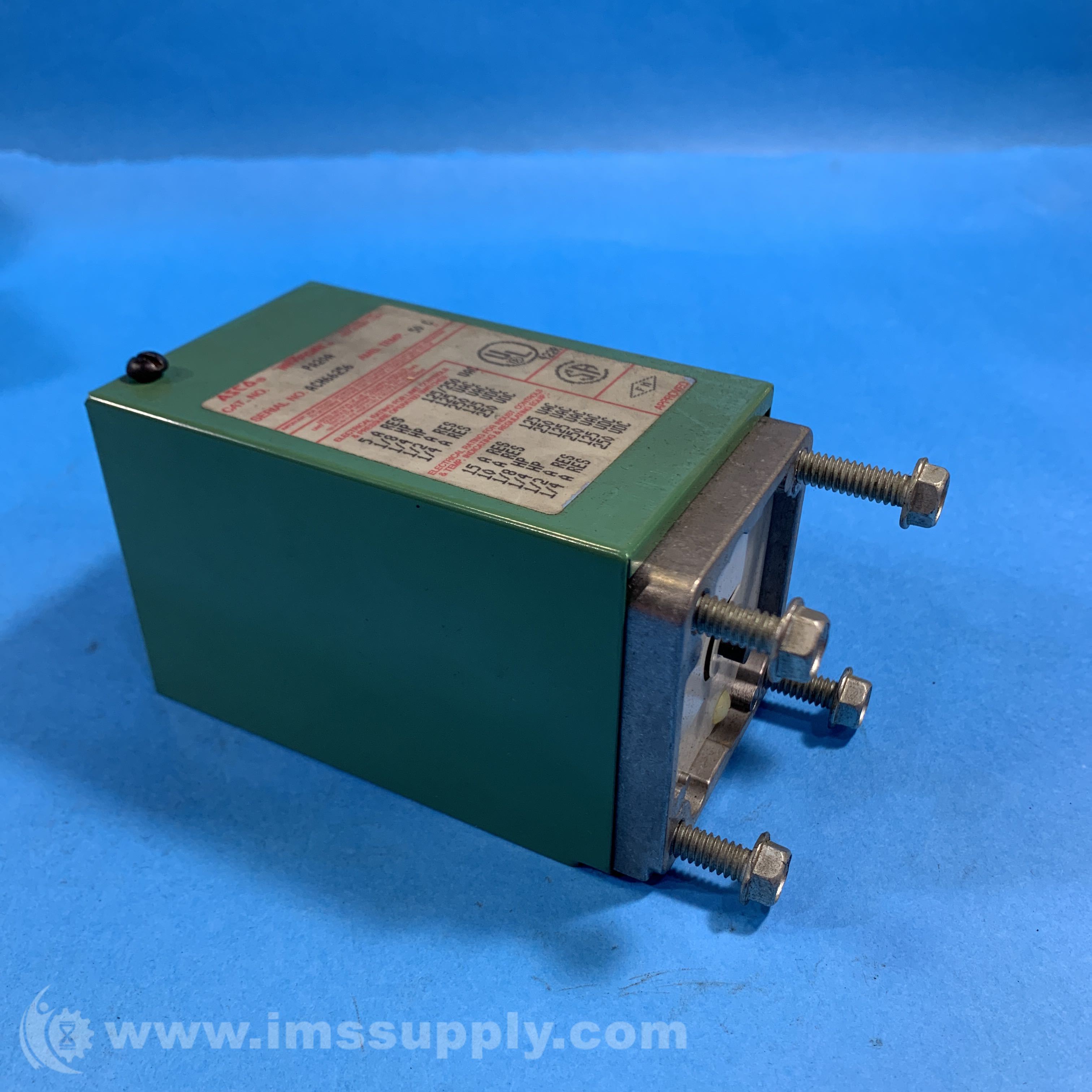 Asco PA20A Pressure Switch SingleStage Adjustable Deadband IMS Supply