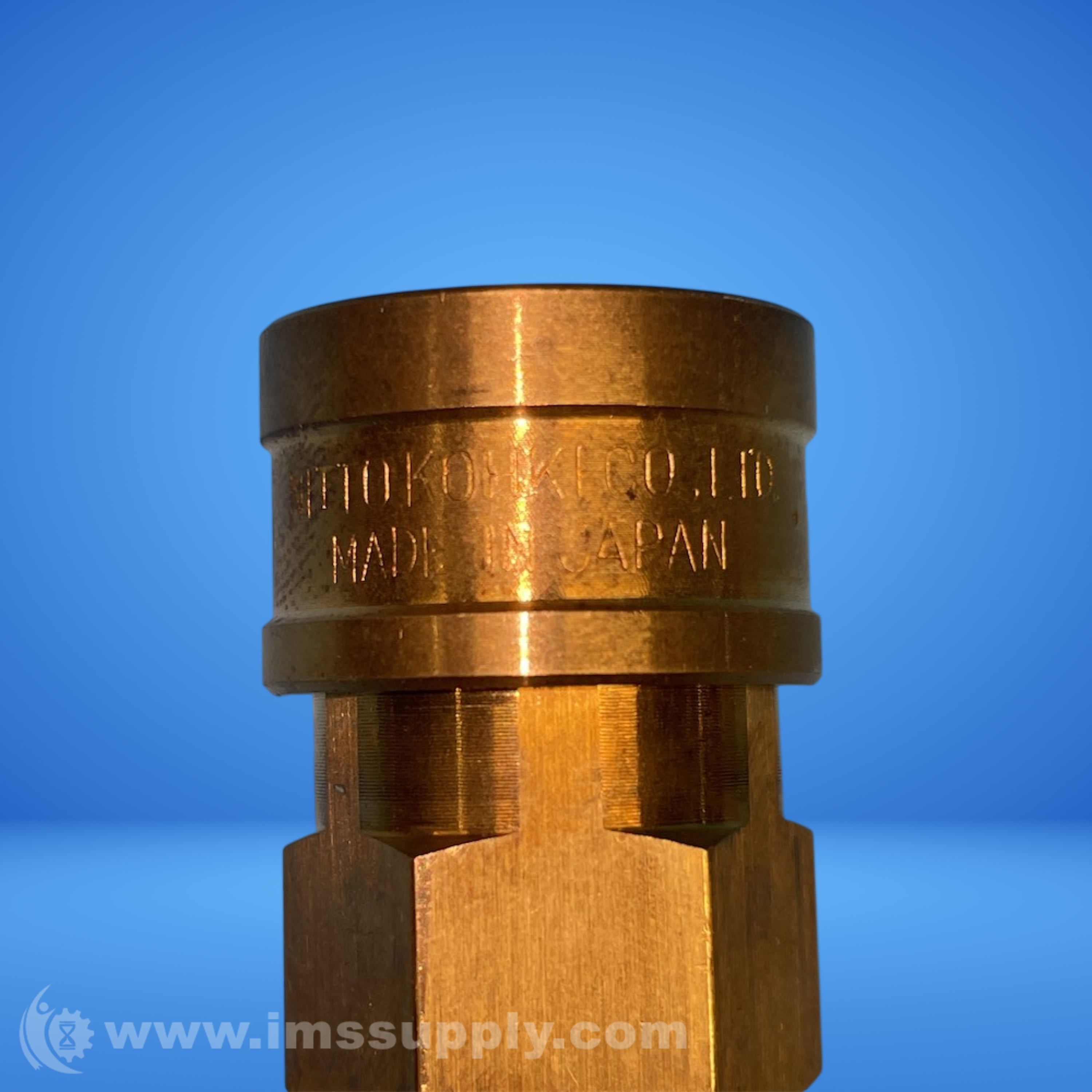 NITTO KOHKI 40SM Brass Coupling - IMS Supply