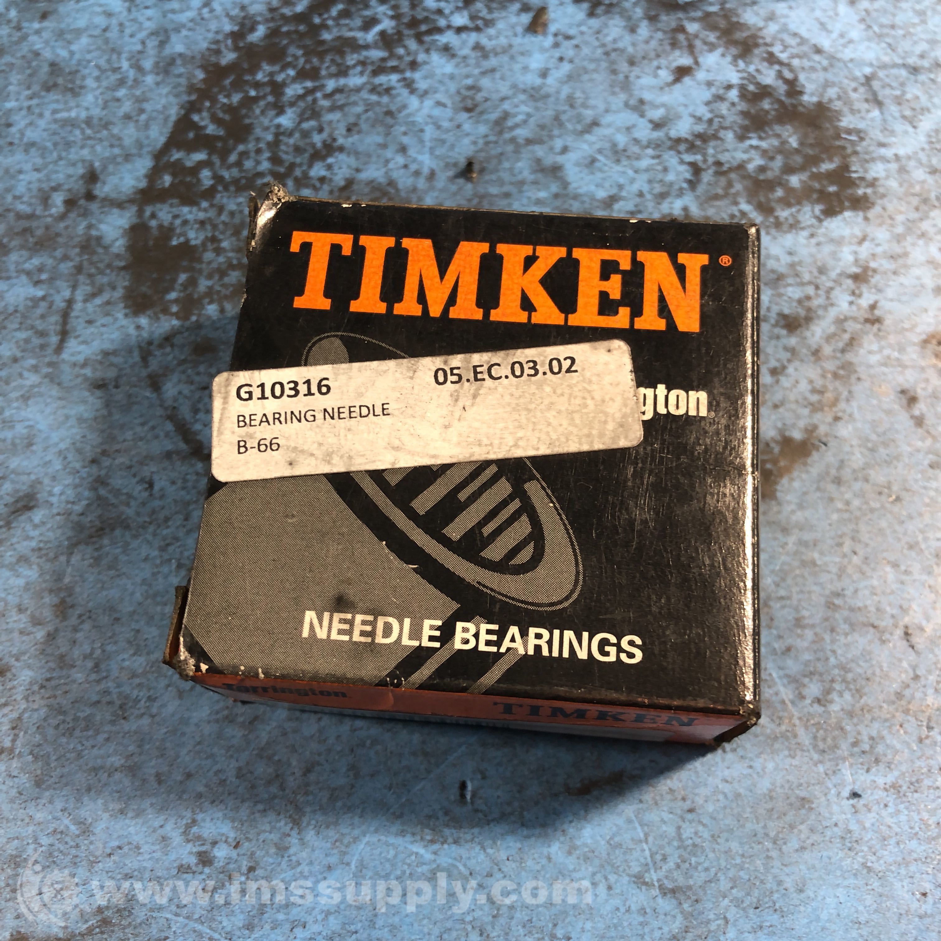 Timken B66 Needle Bearing IMS Supply