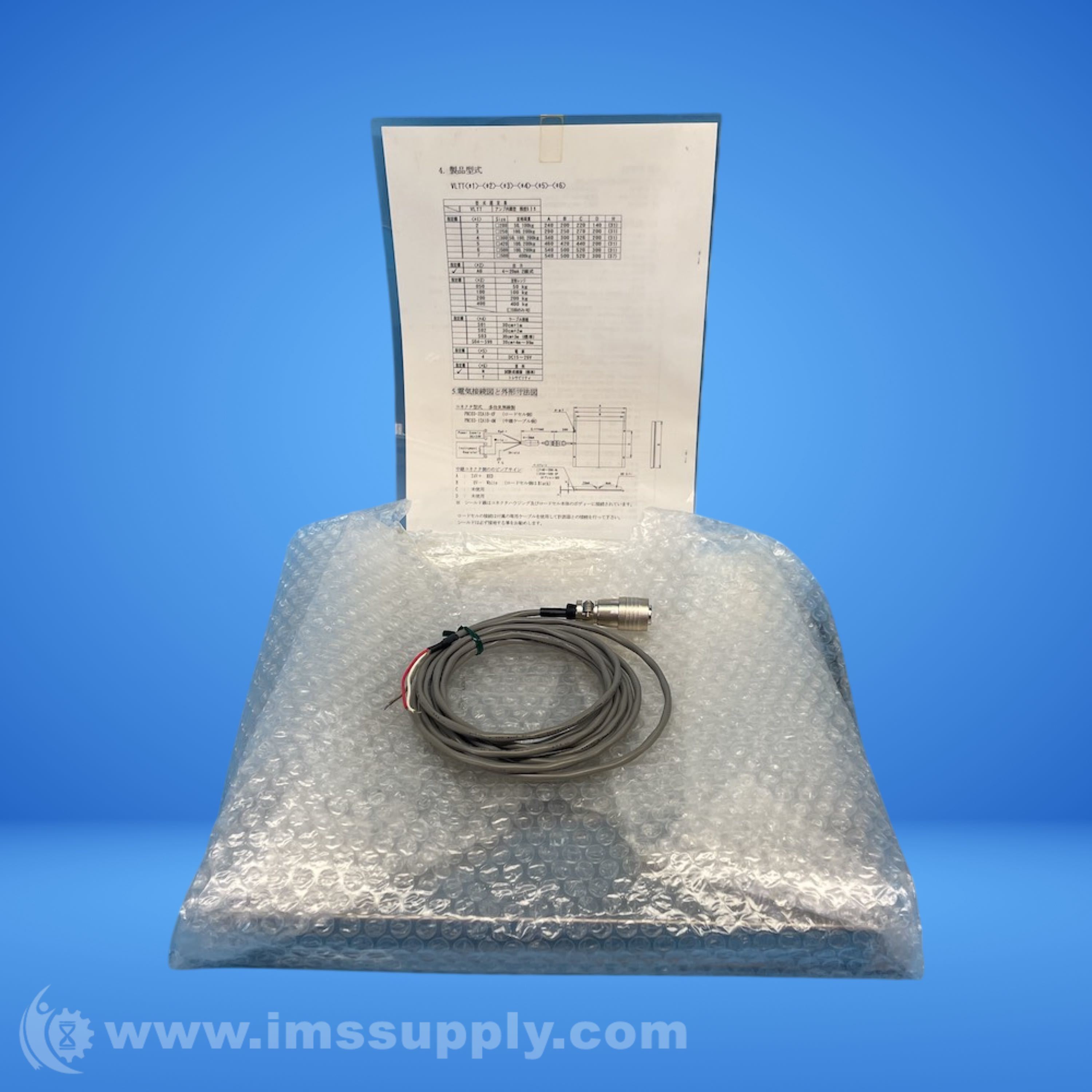 Valcom VLTT4-A6-100-S03-4-N Pressure Sensor - IMS Supply