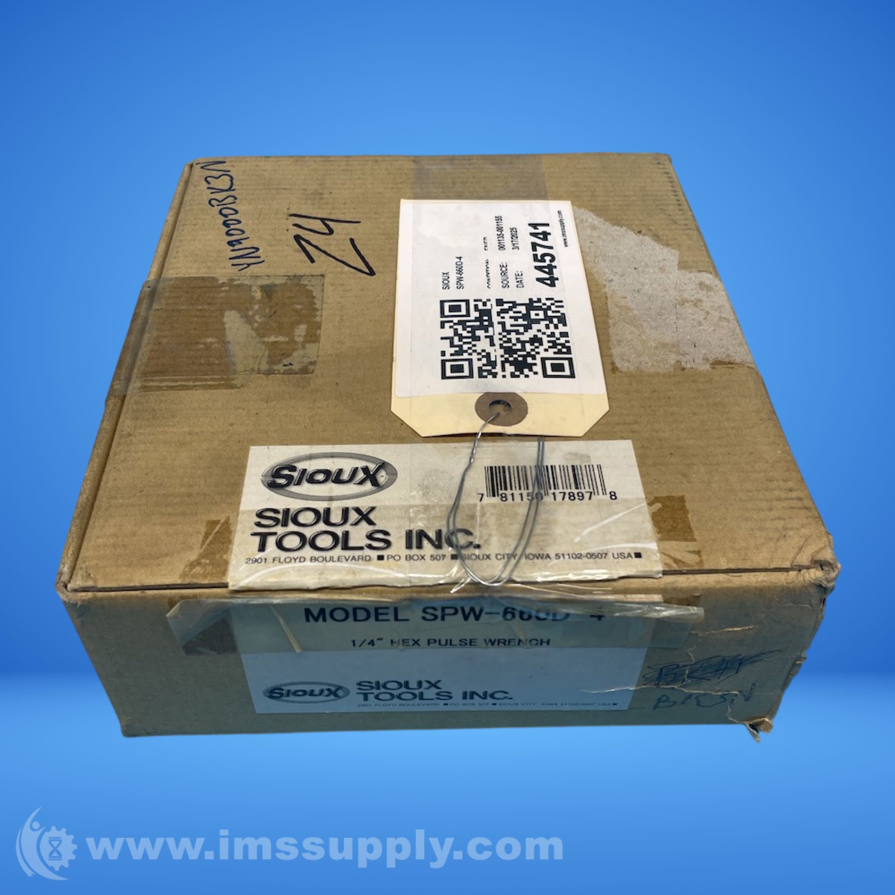 Sioux SPW-660D-4 1/4 inch Hex Pulse Wrench - IMS Supply