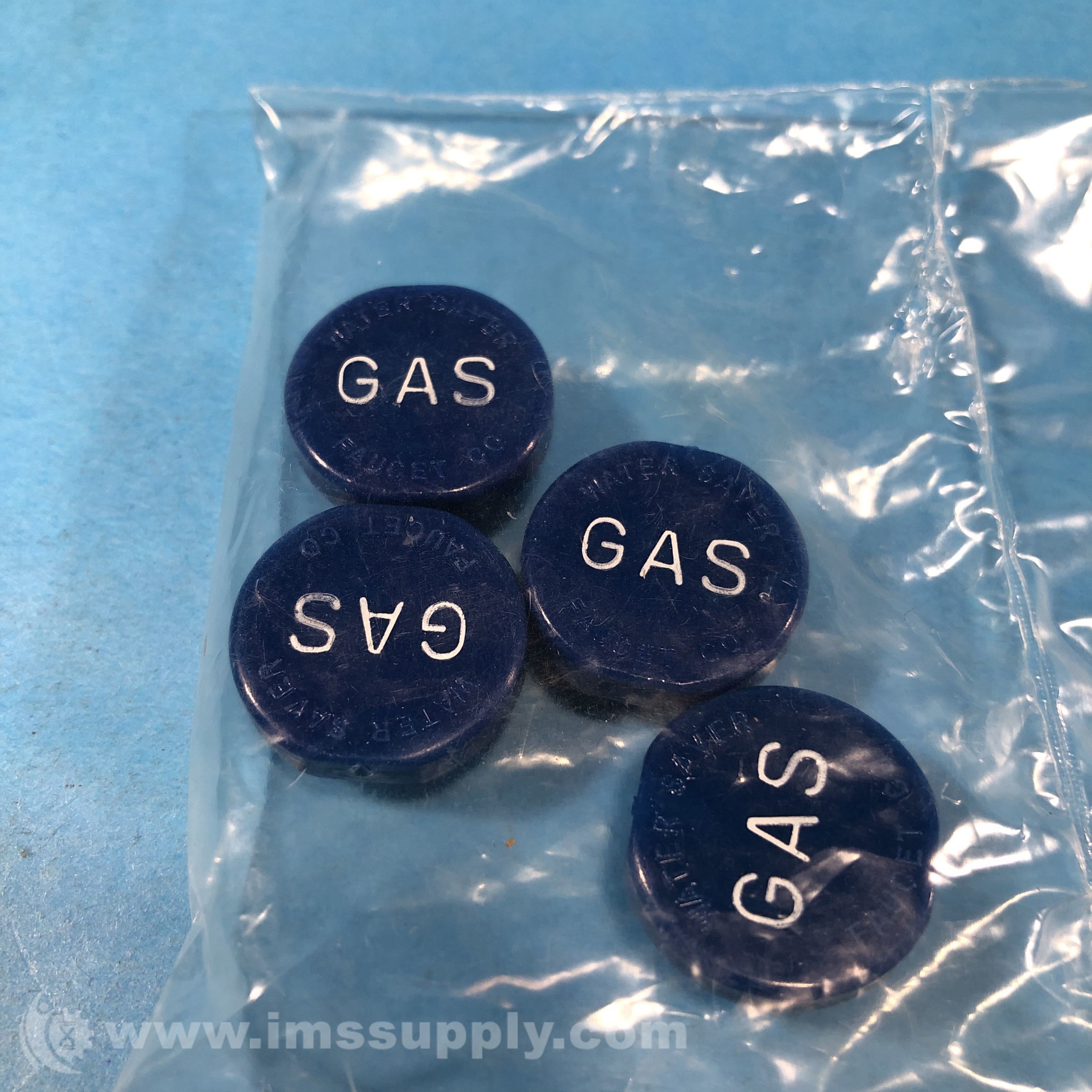 WaterSaver Faucet Co GAS Pack of 4 Blue Handles - IMS Supply