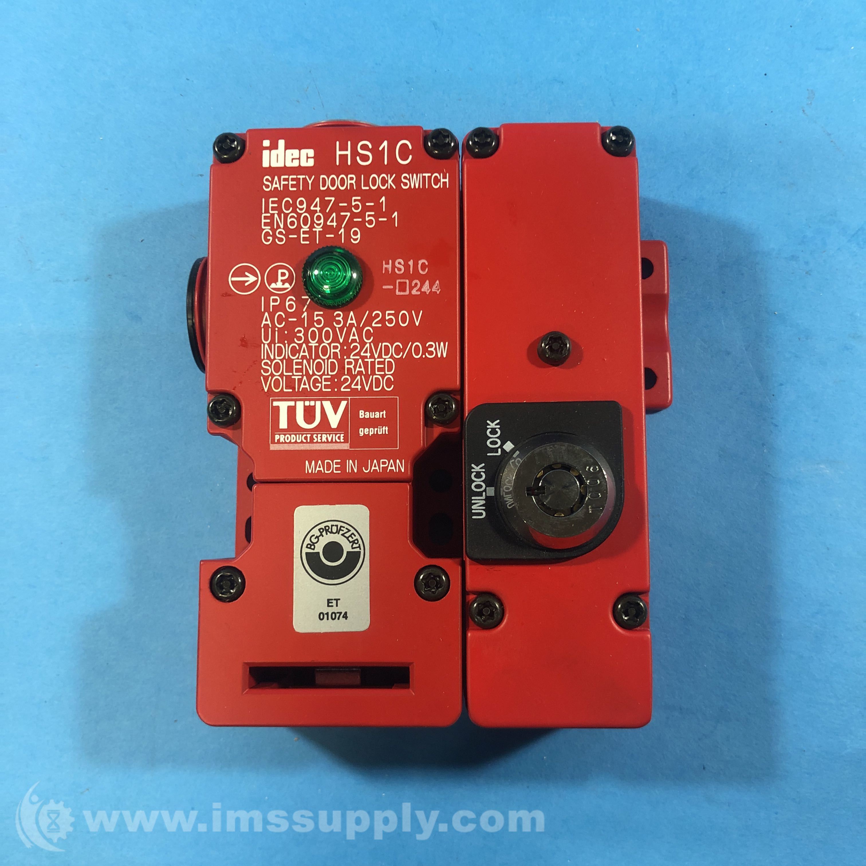 Idec HS1CK244RGT006 Safety Door Lock Switch IMS Supply
