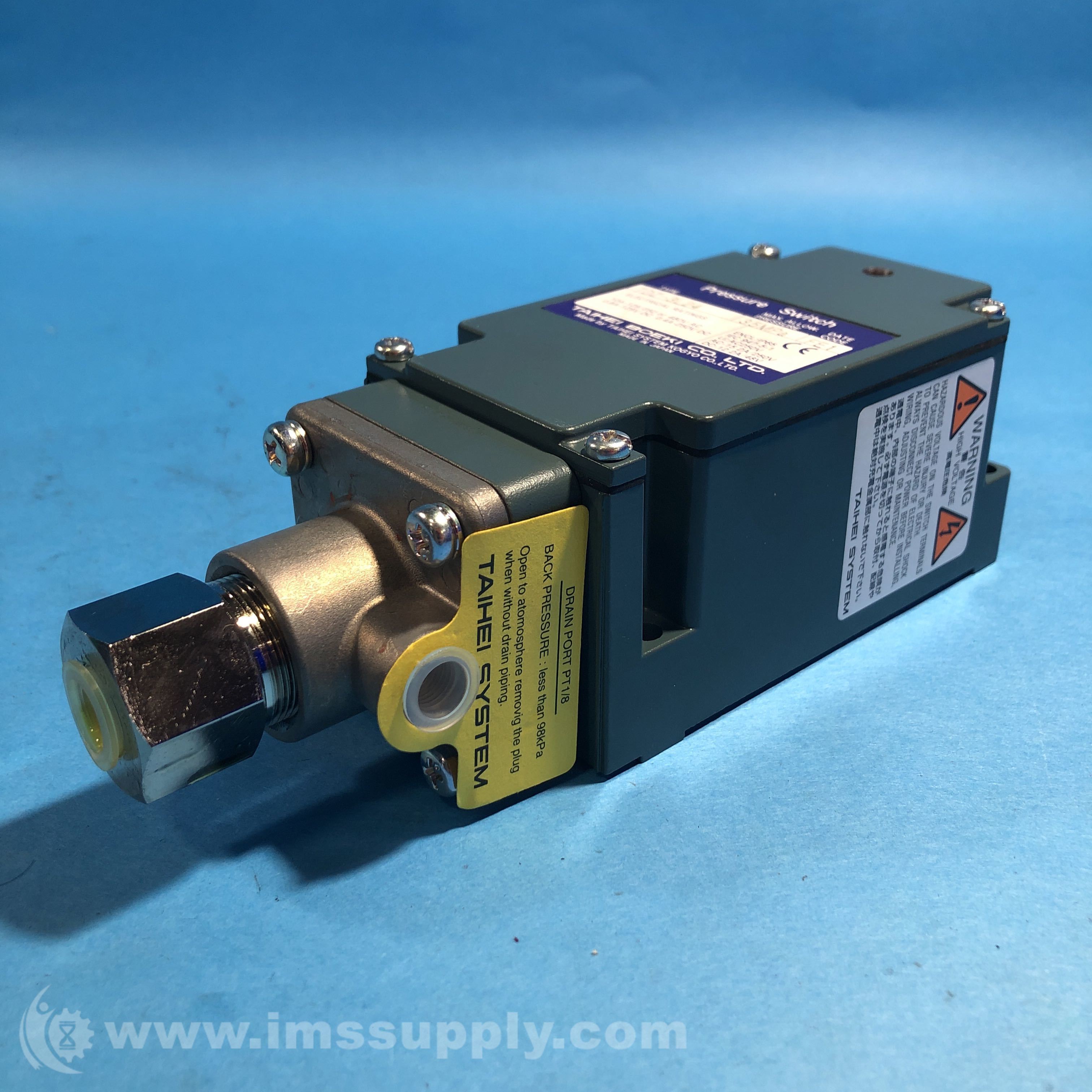 スーパーセール 50％（福袋 Taihei Boeki Co. Ltd TDZ-3L24 Pressure Switch - IMS Supply その他