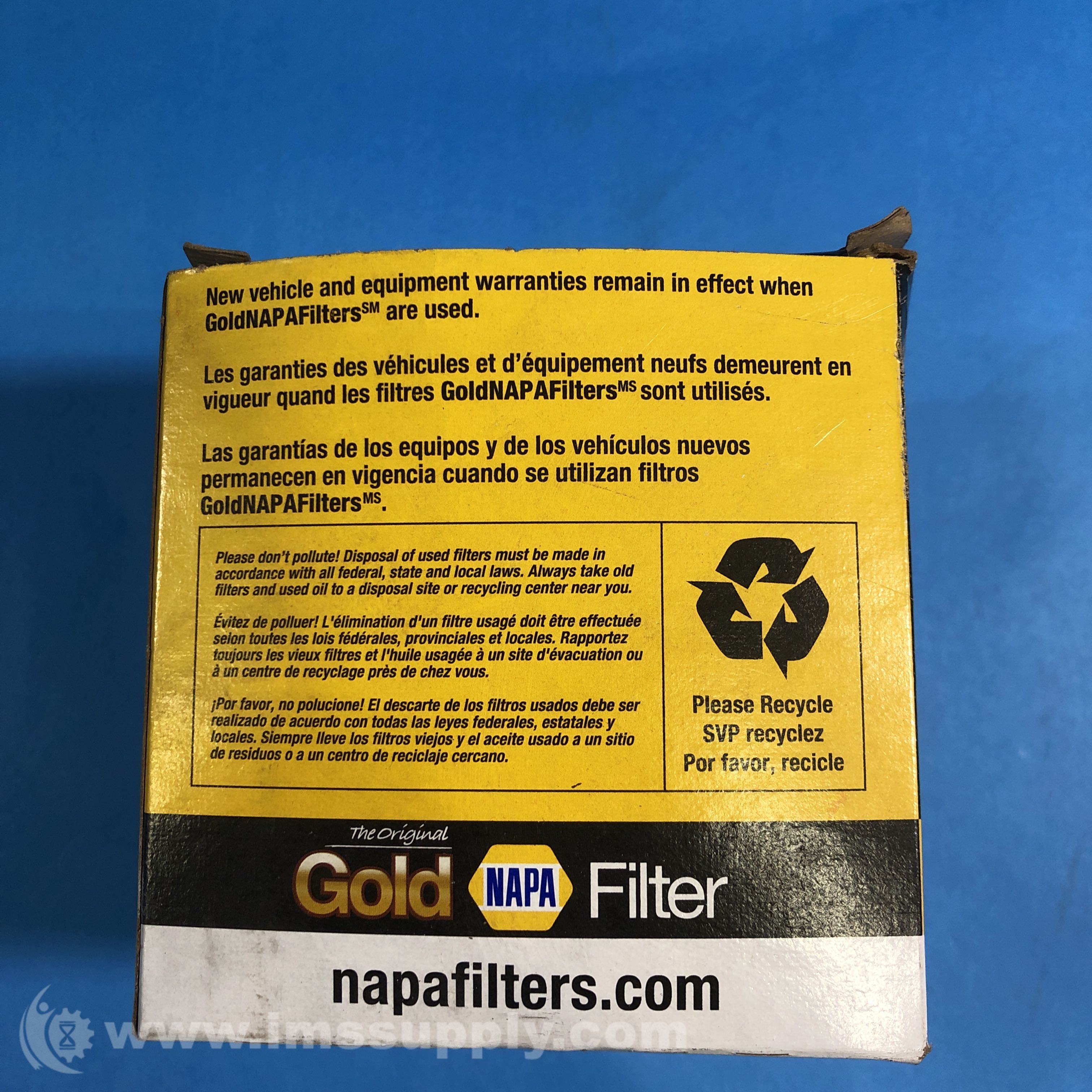 Napa 1307 Gold Oil Filter IMS Supply