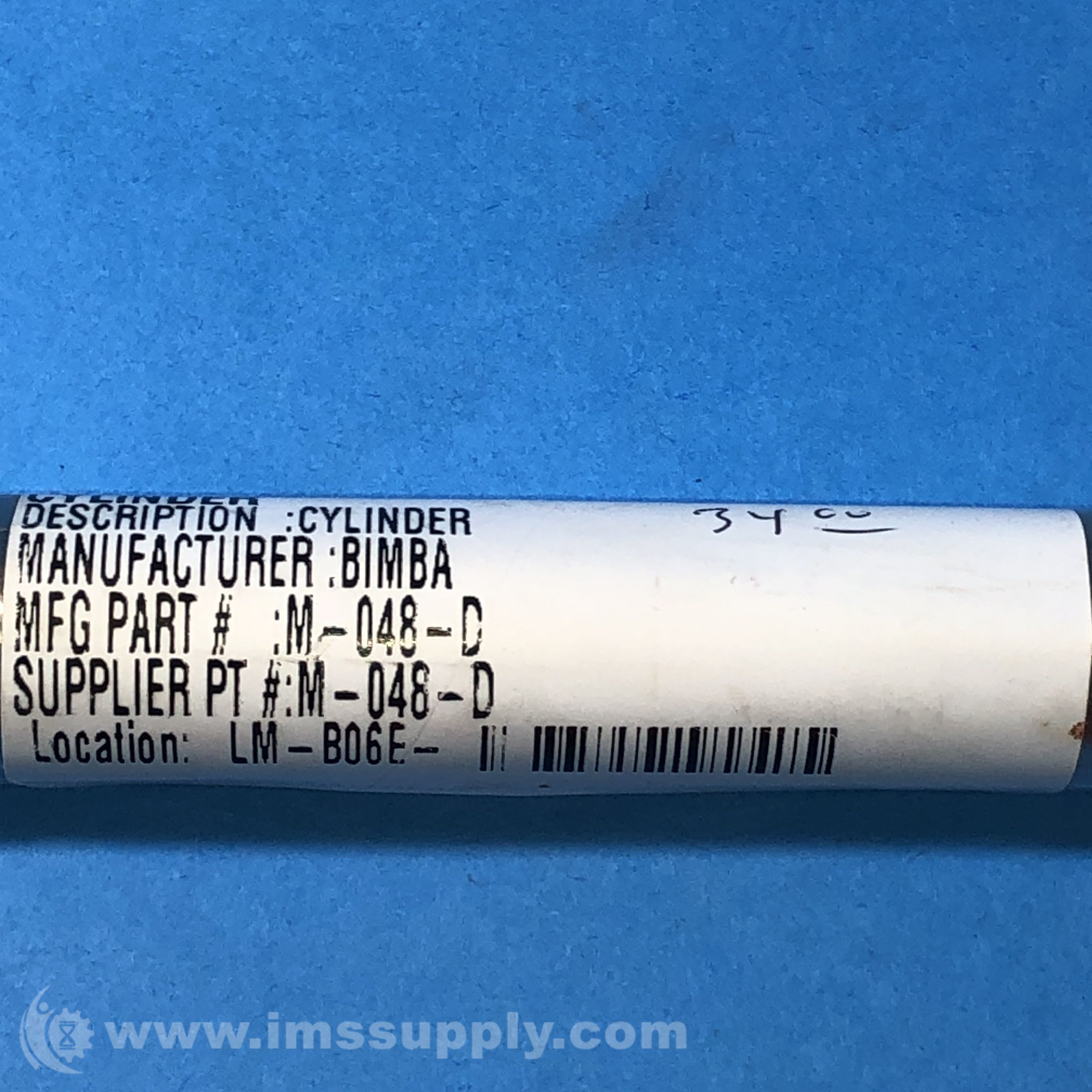Bimba M-048-D Pneumatic Cylinder - IMS Supply