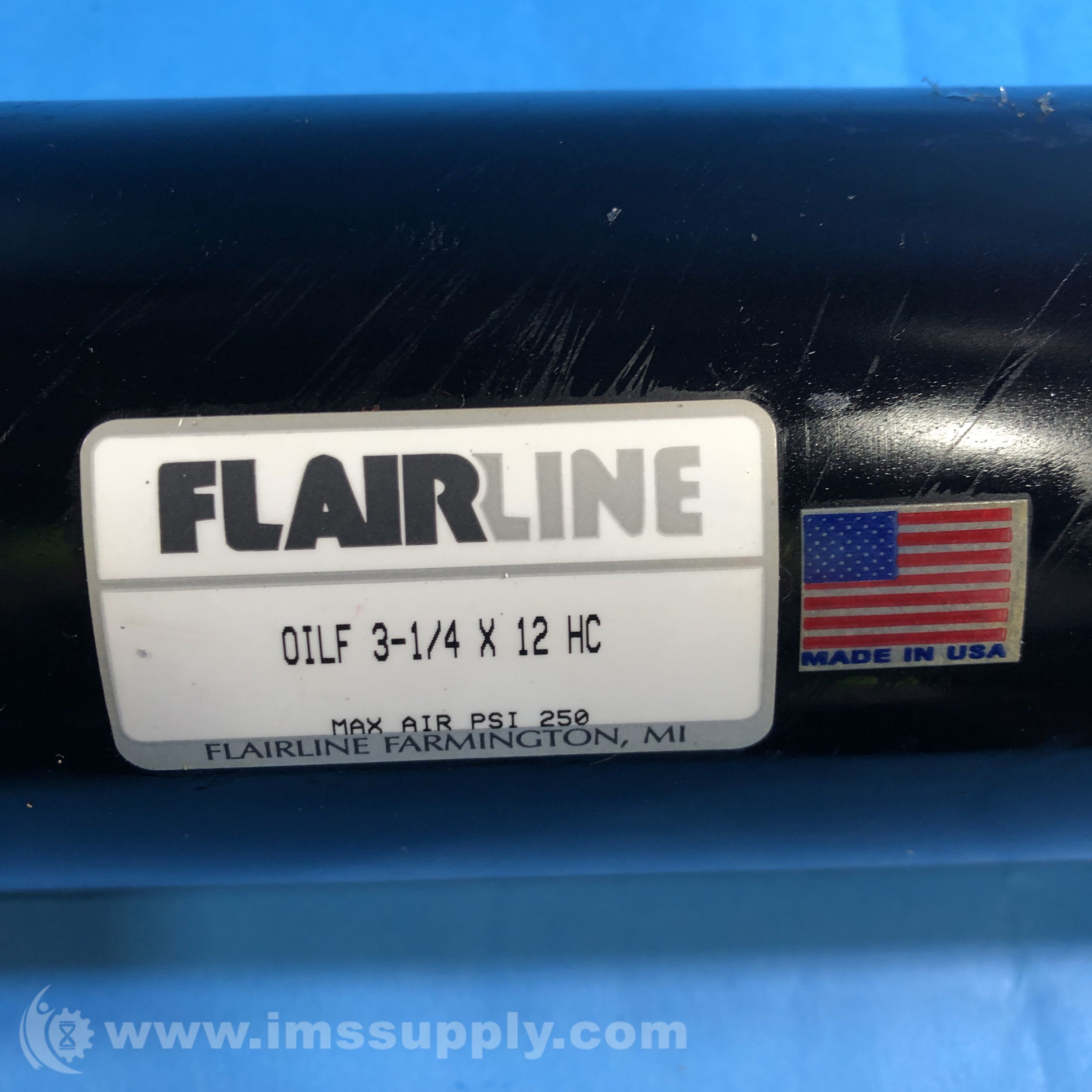 Flairline 0ILF 31/4 X 12 HC Pneumatic Cylinder IMS Supply