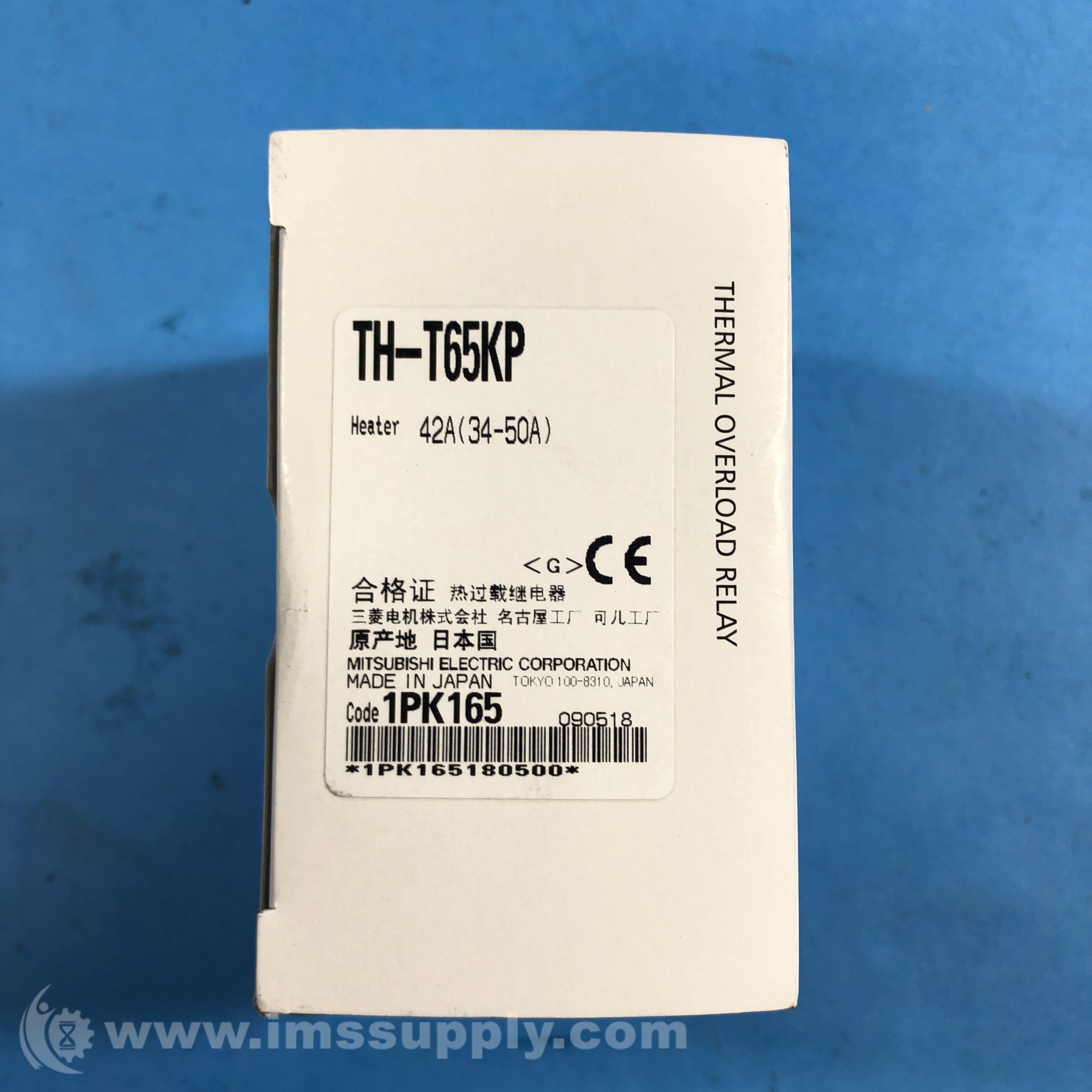 Mitsubishi Electric TH-T65KP 42A Thermal Overload Relay - IMS Supply
