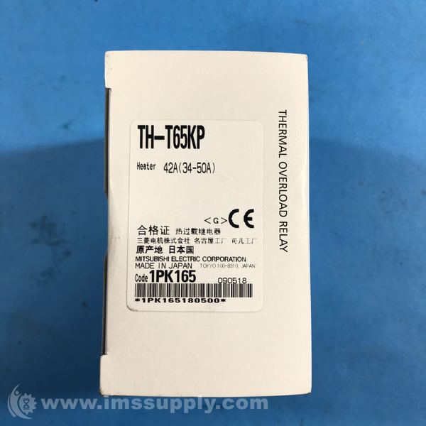 Mitsubishi Electric TH-T65KP 42A Thermal Overload Relay - IMS Supply