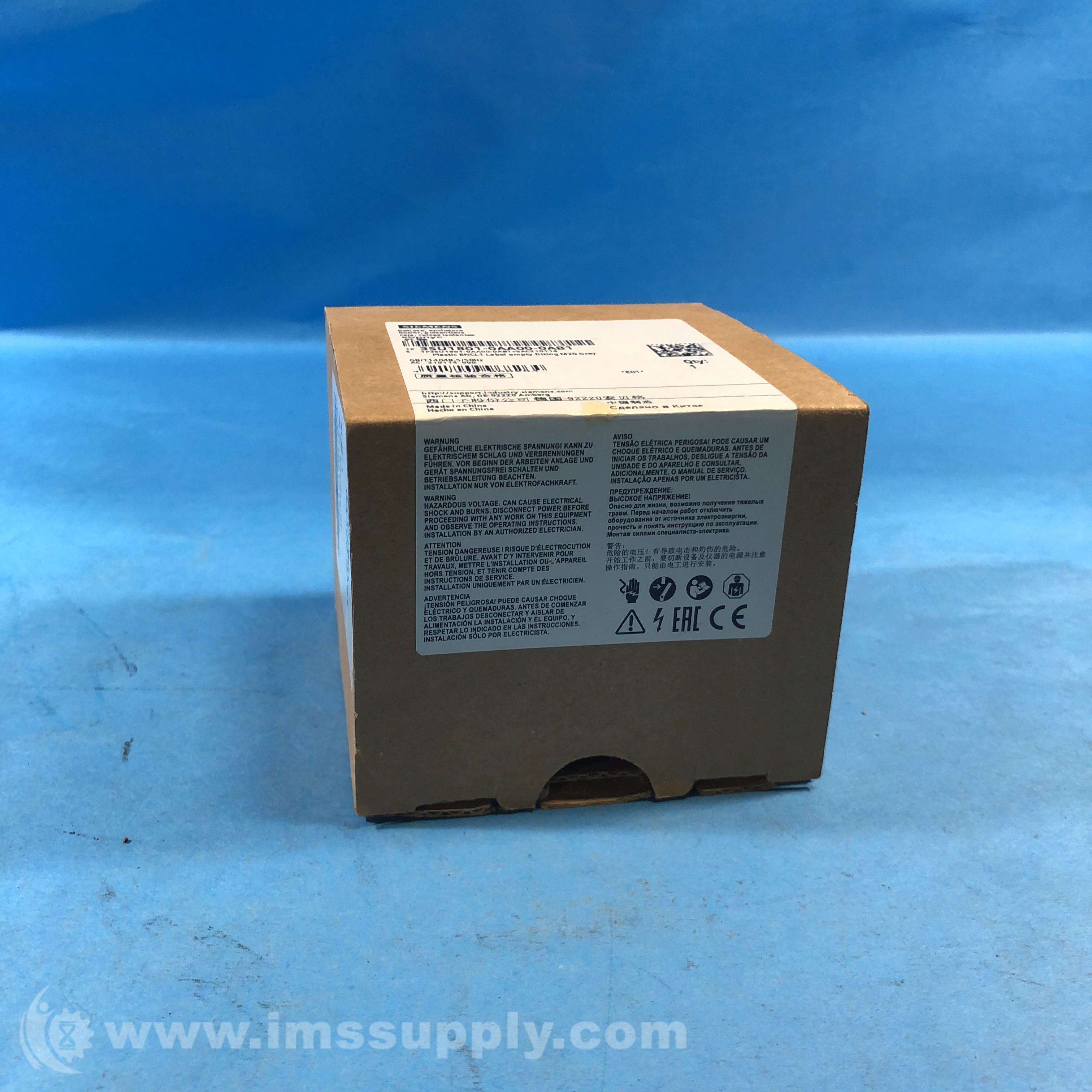 Siemens 3SU1801-0AA00-0AB1 Enclosure For Command Devices - IMS Supply