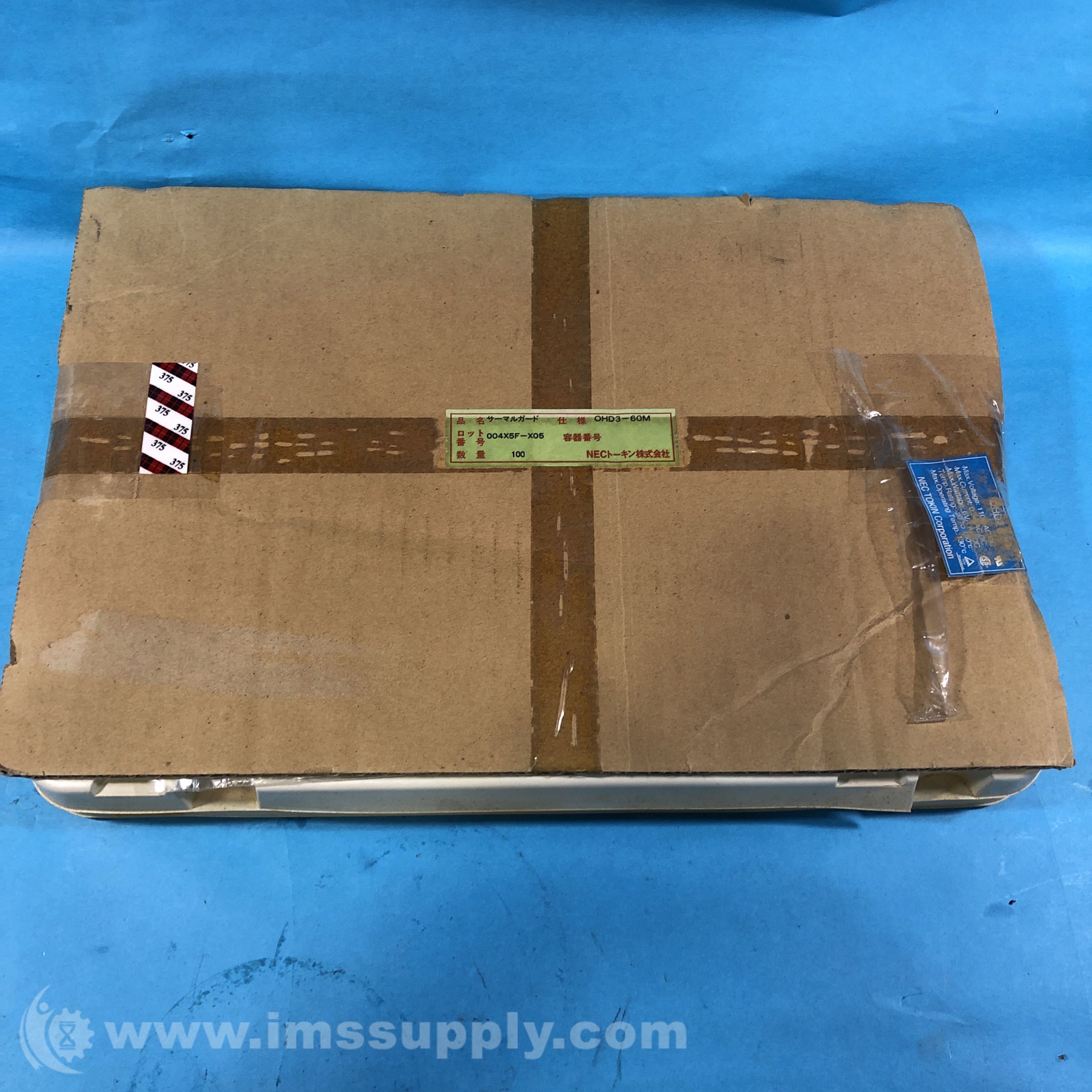 Nec Tokin America Inc OHD360M Box of 100 Thermostats IMS Supply