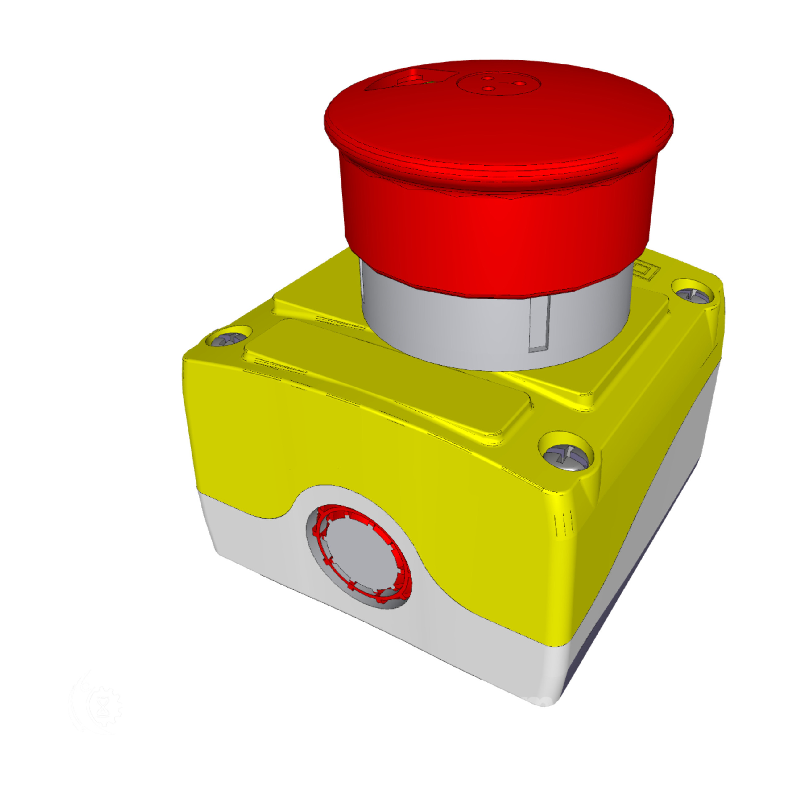Baco Controls LBX14211 22mm Control Station Red 54mm P-P Mush PB - IMS ...