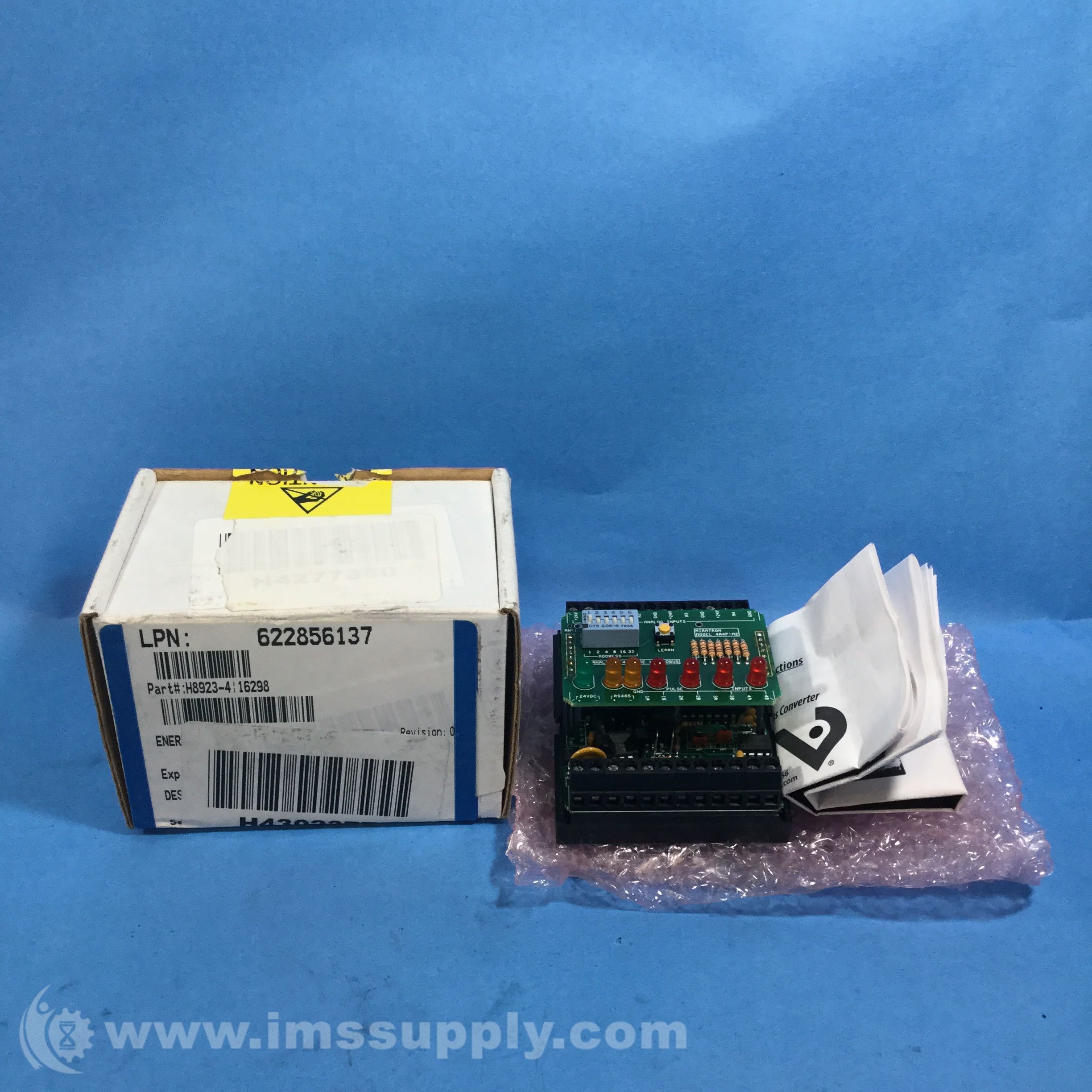 Veris Industries H89234 Pulse/Analog to Modbus Converter PCB IMS Supply