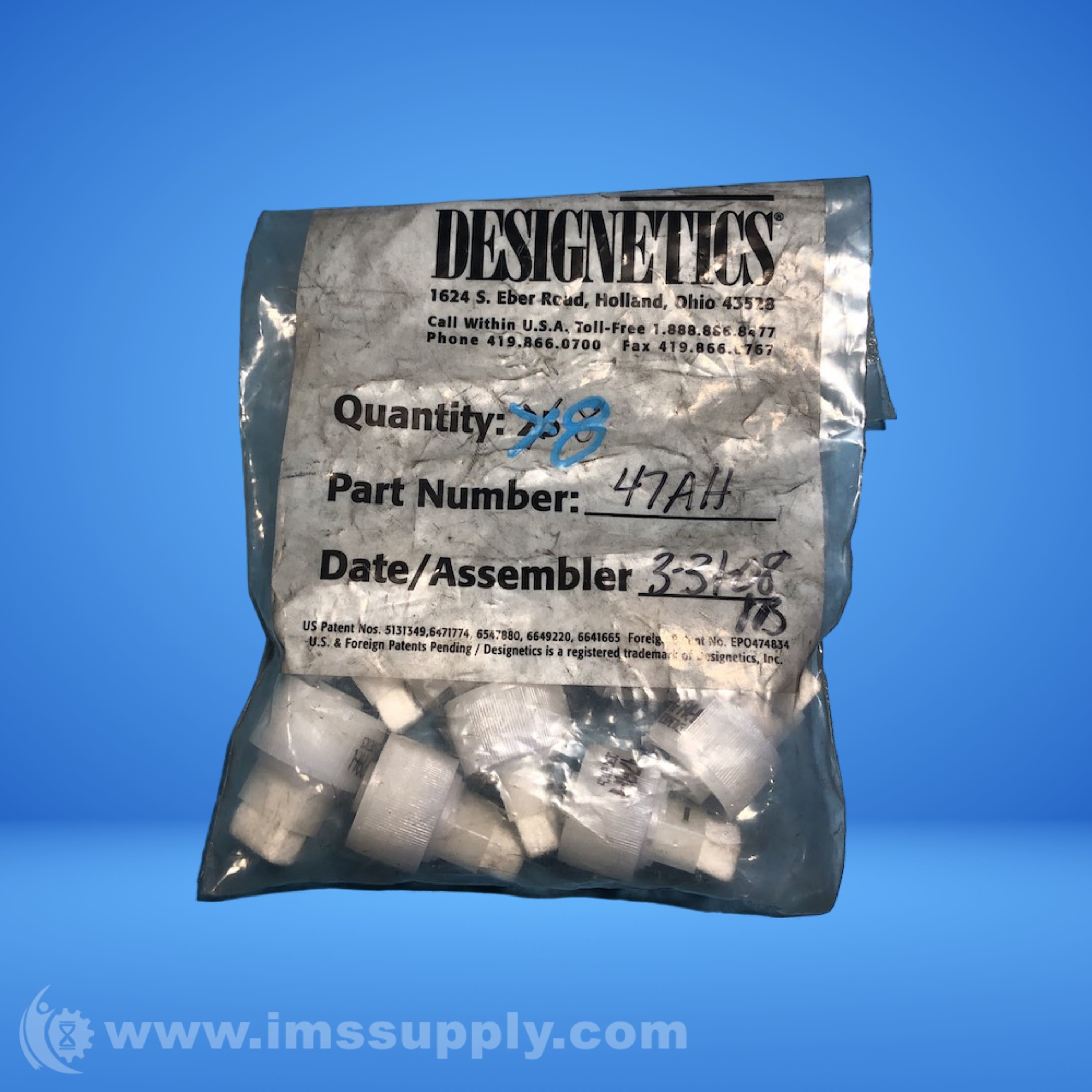 47AH Flat Applicators Pack of 8 IMS Supply