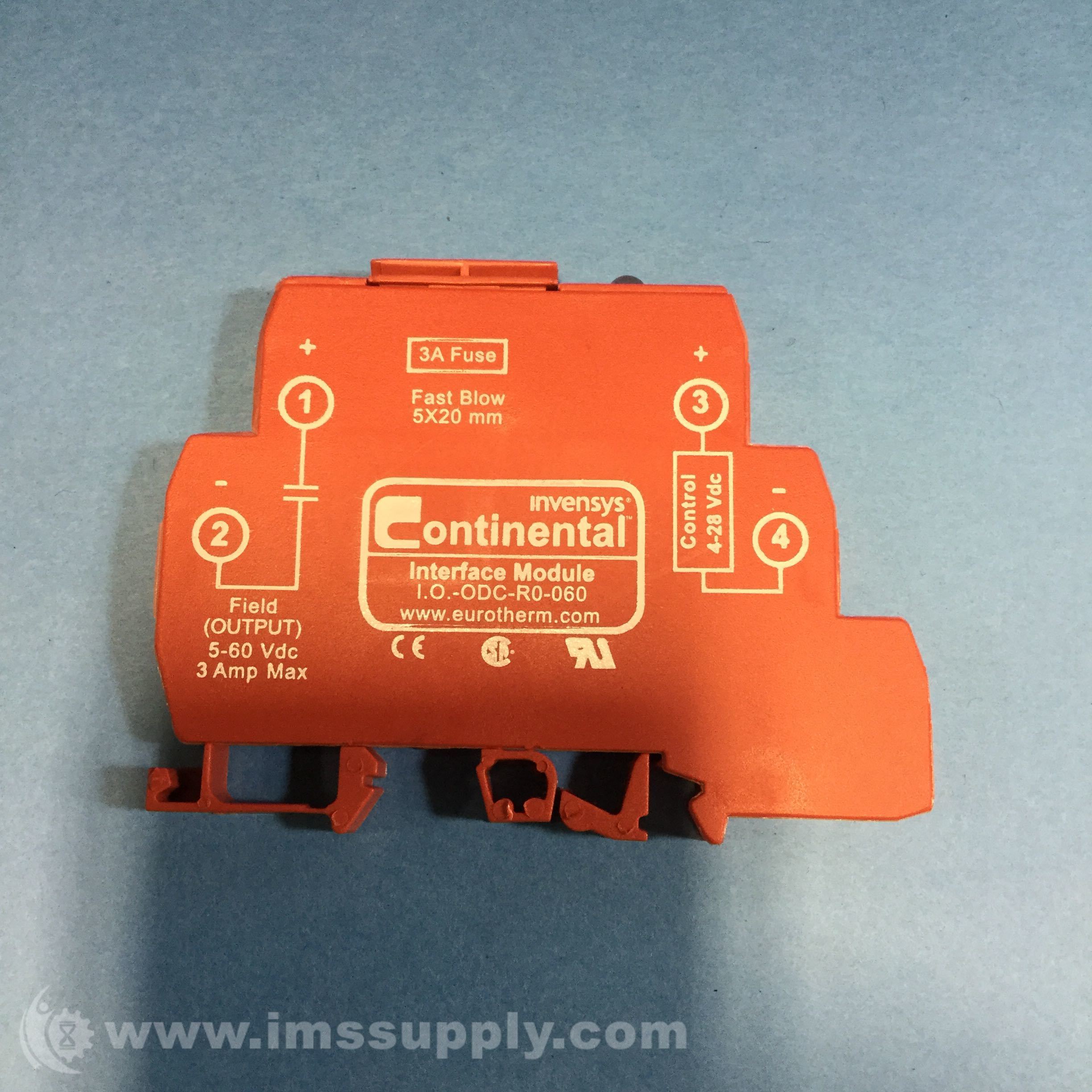 Eurotherm Invensys Continental I.O.-ODC-R0-060 - IMS Supply