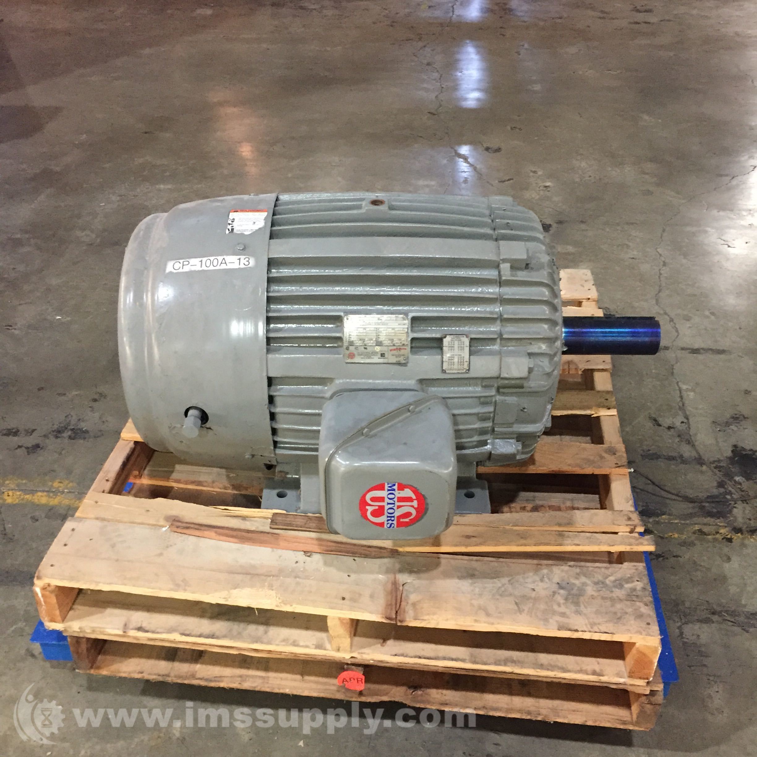 US Electrical Motors R924A Electric Motor, 3 Phase Motor IMS Supply