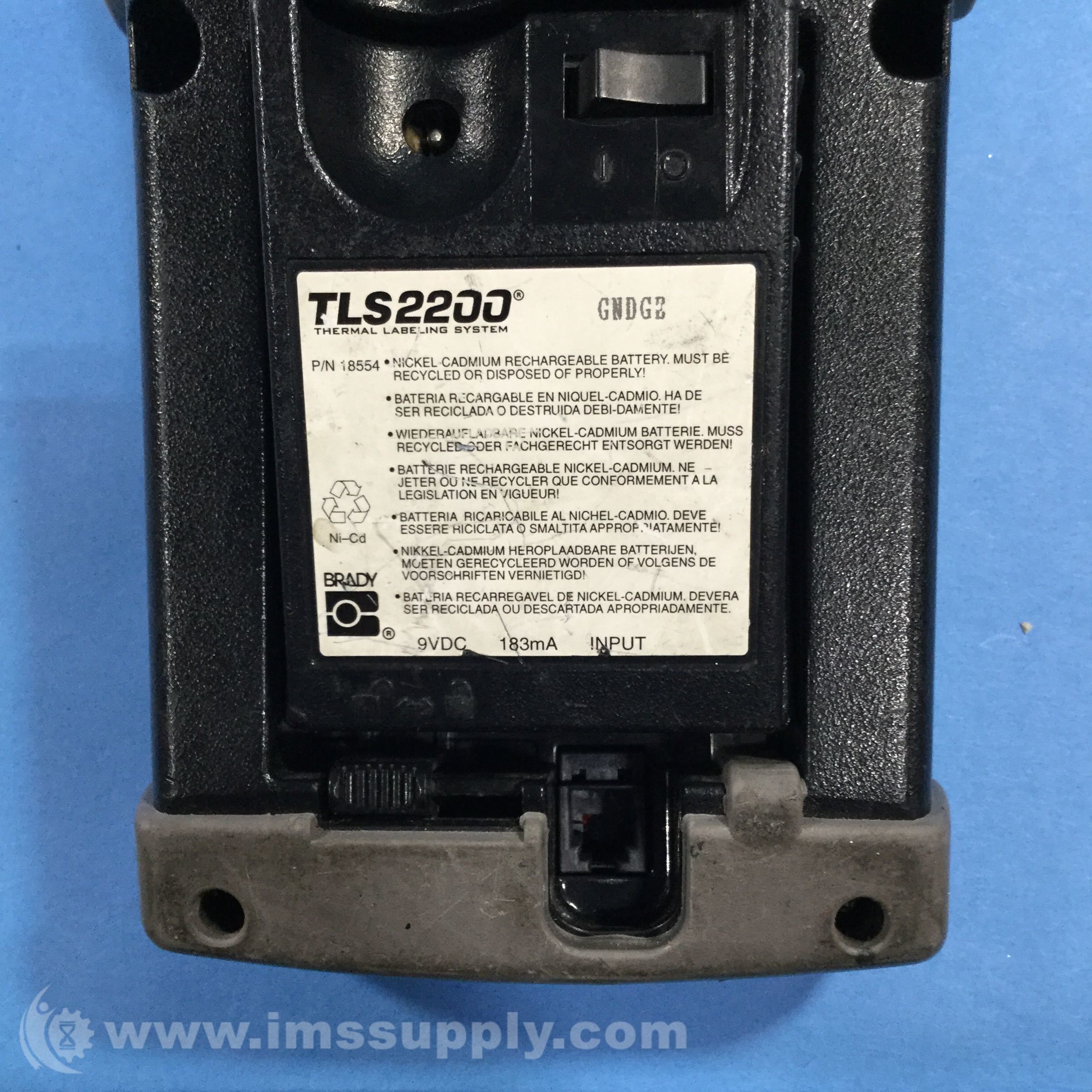 Brady TLS2200 Portable Label Printer - IMS Supply