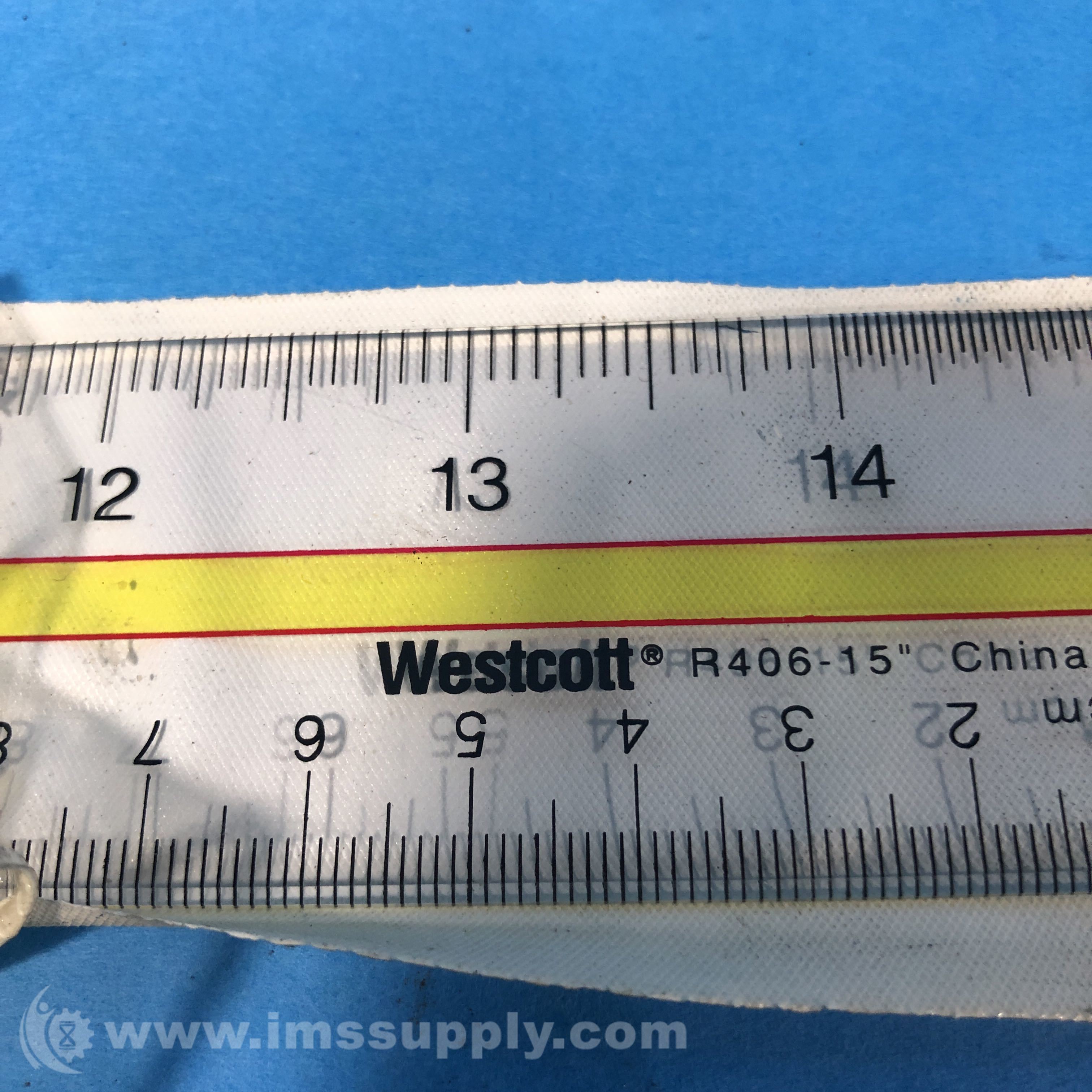 Westcott R406-15 Ruler Acrylic Data Highlight Reading Ruler - IMS Supply