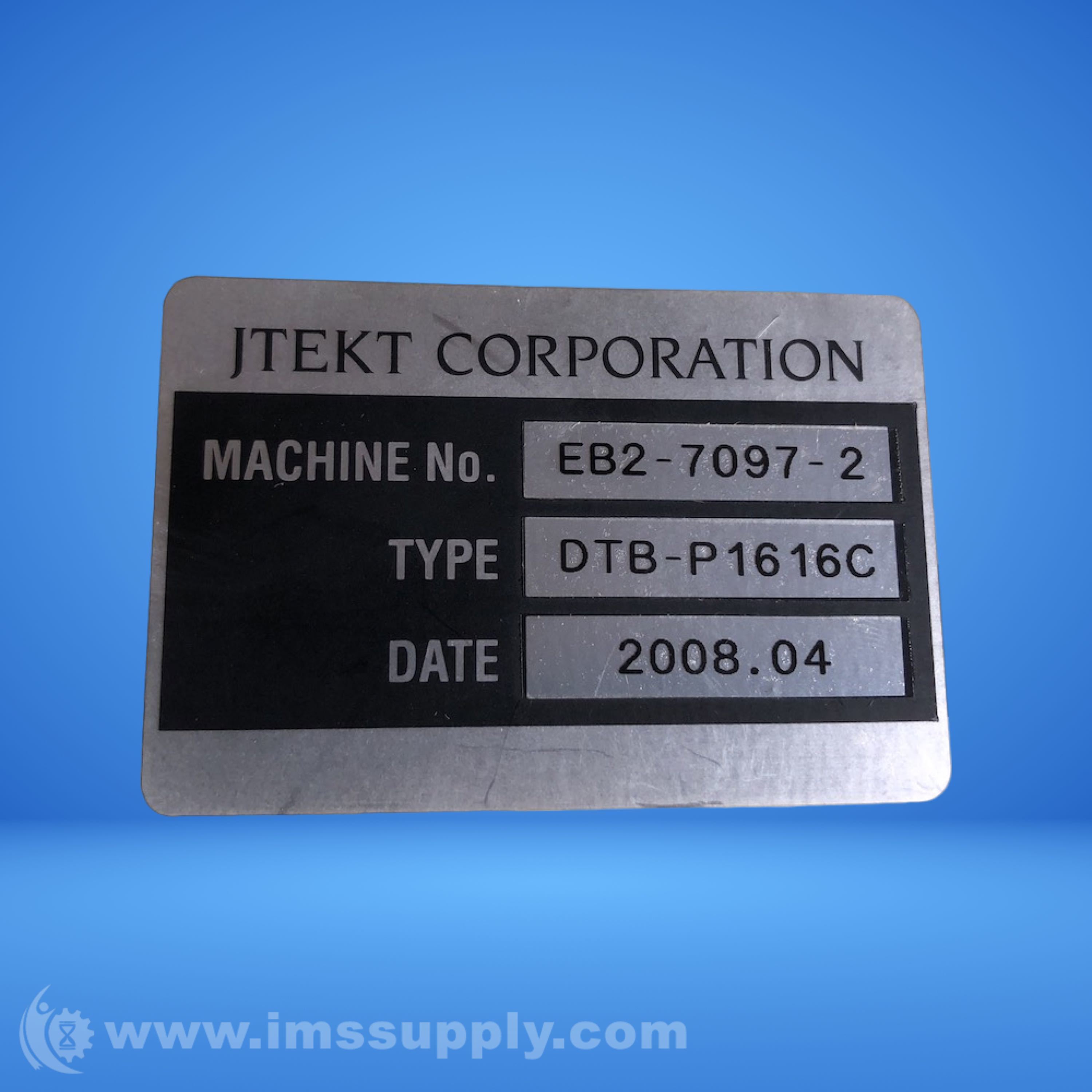Jtekt DTB P1616C Junction Box IMS Supply