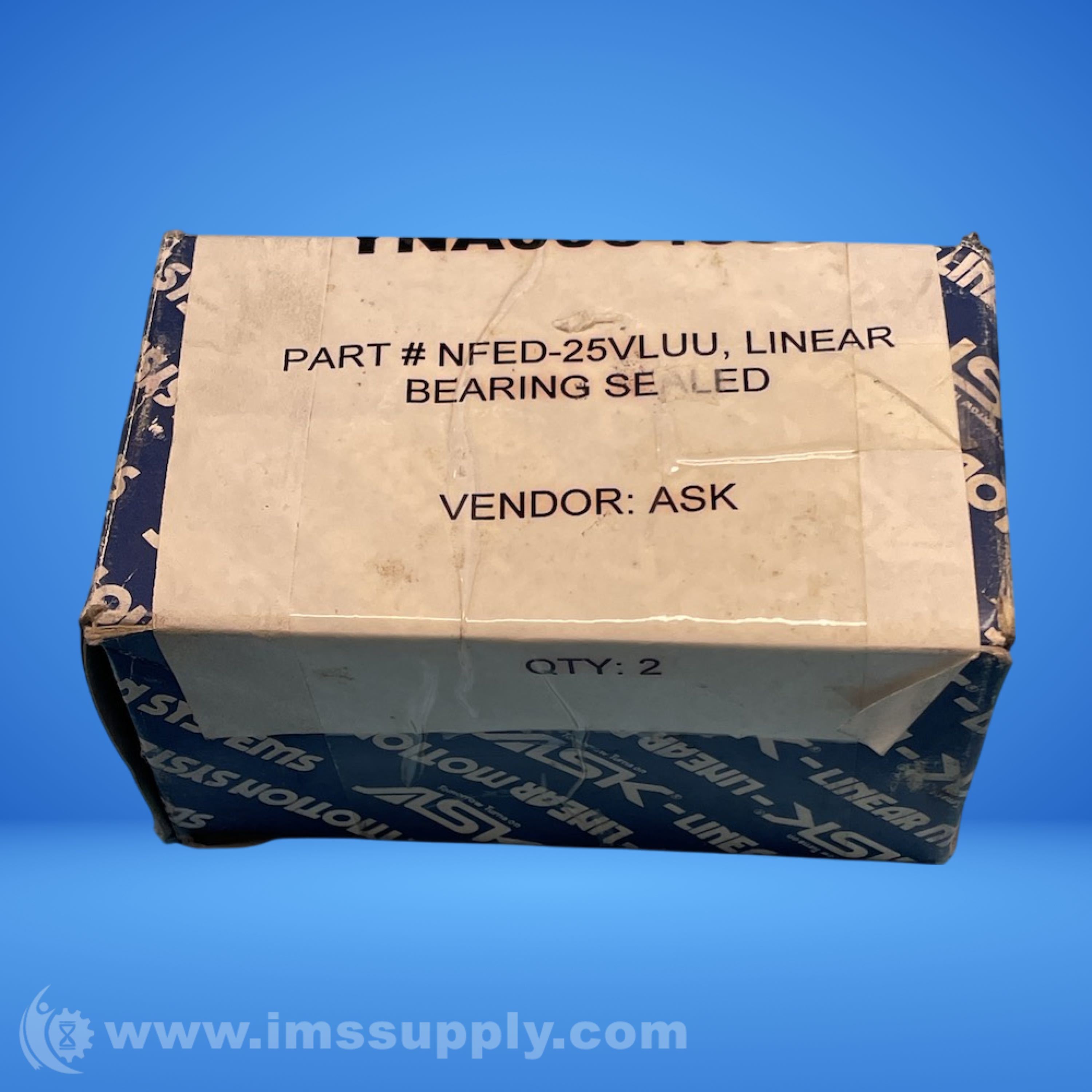 ASK Corporation NFED-25VLUU End-Face Flange, Linear Bearing - IMS Supply