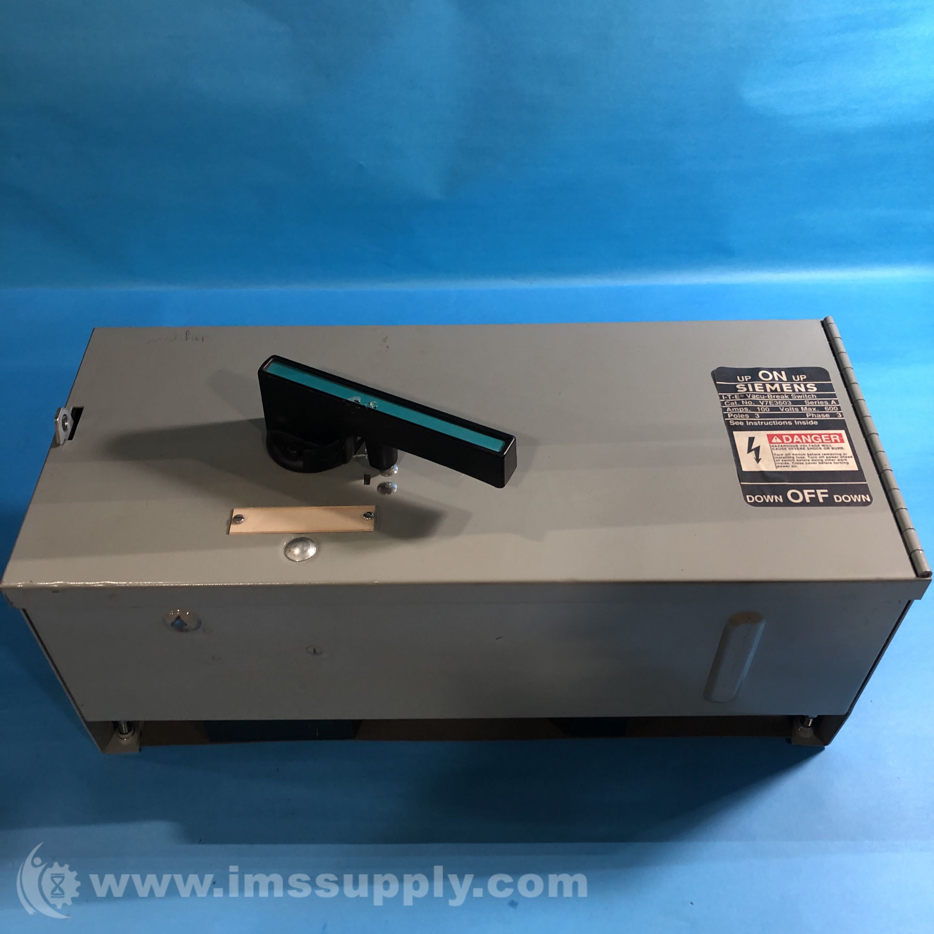 Siemens V7E3603 Series A Low Voltage Circuit Protection Switch IMS Supply
