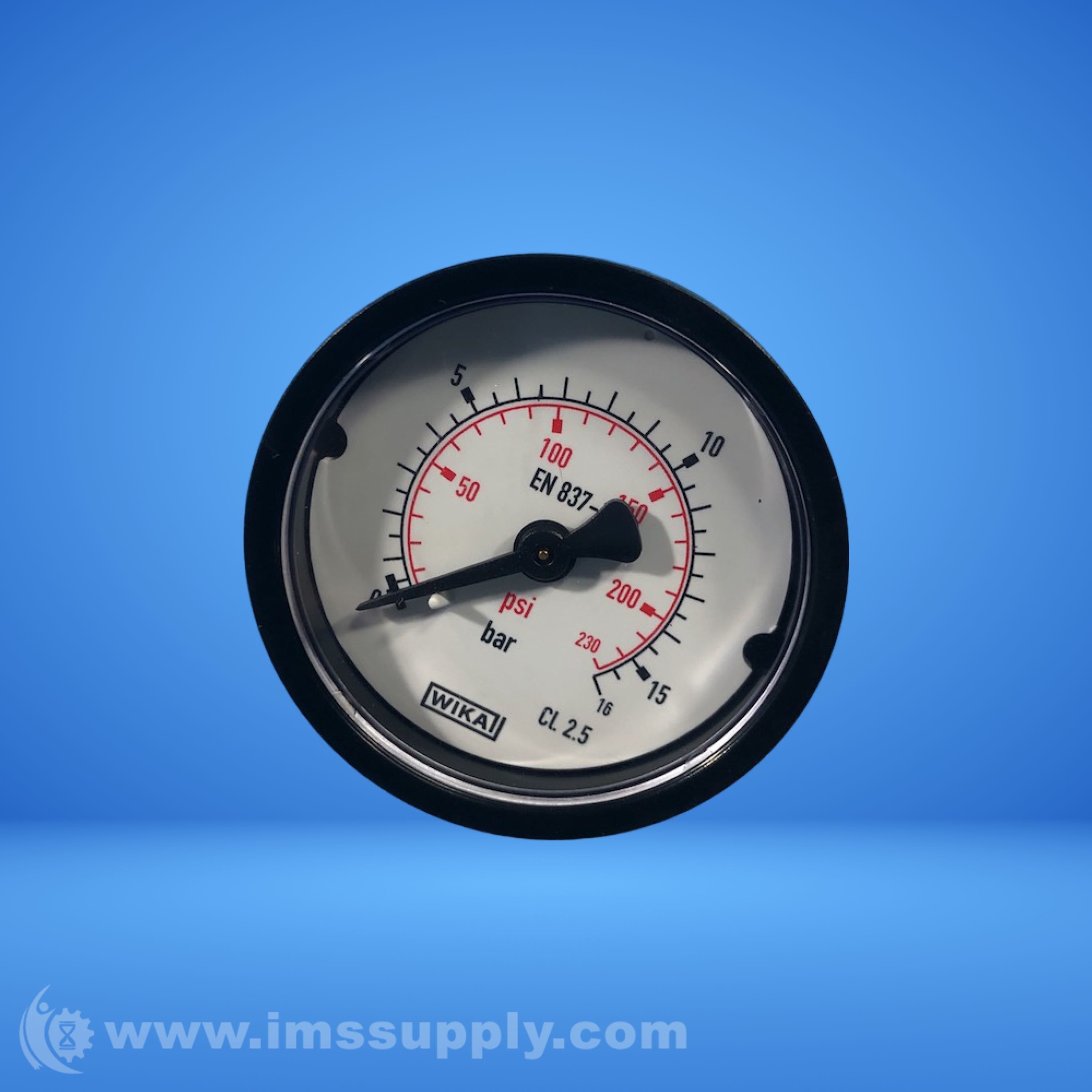 Wika EN 8371 Pressure Gauge, 0400 bar IMS Supply
