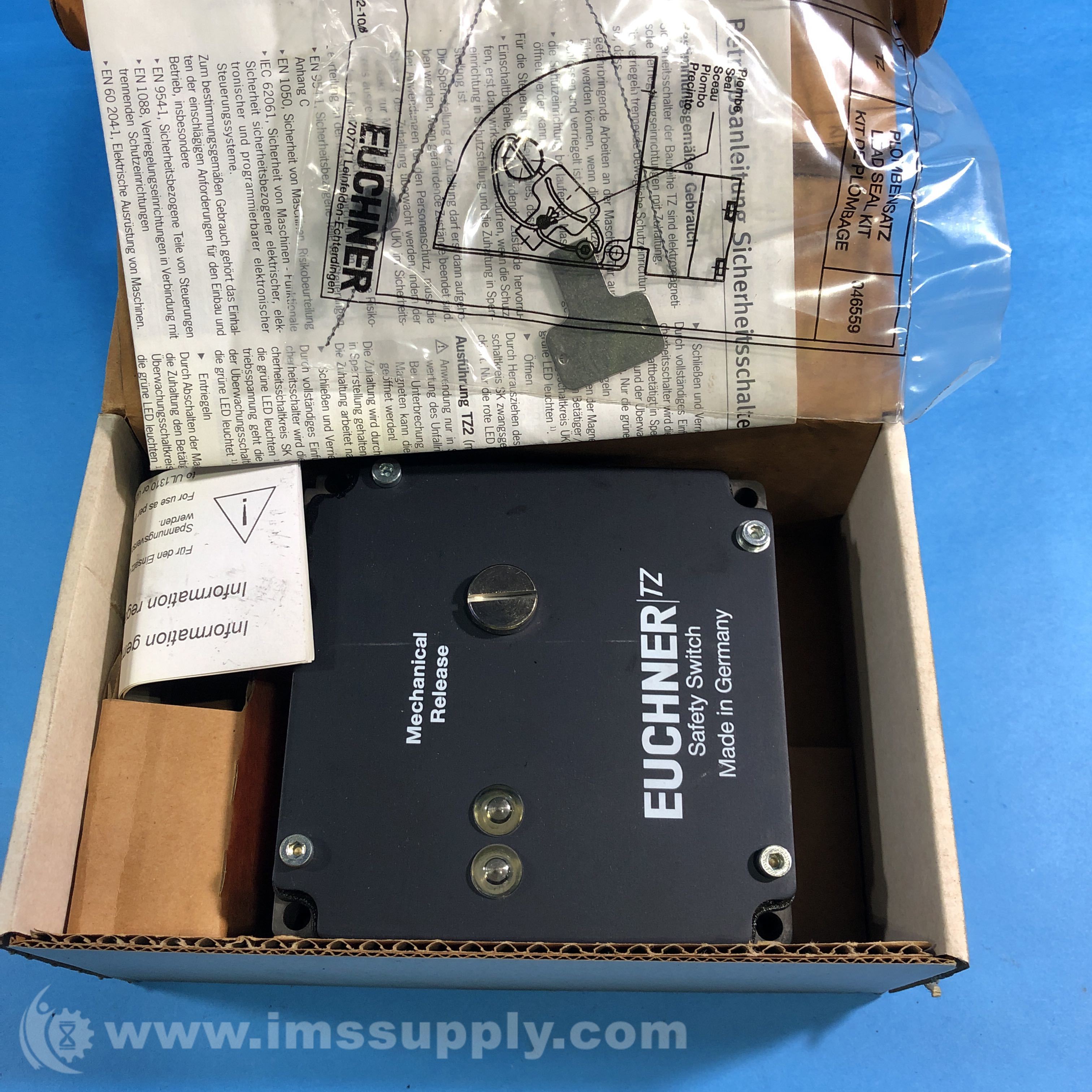Euchner TZ2RE024MVAB Safety Switch IMS Supply