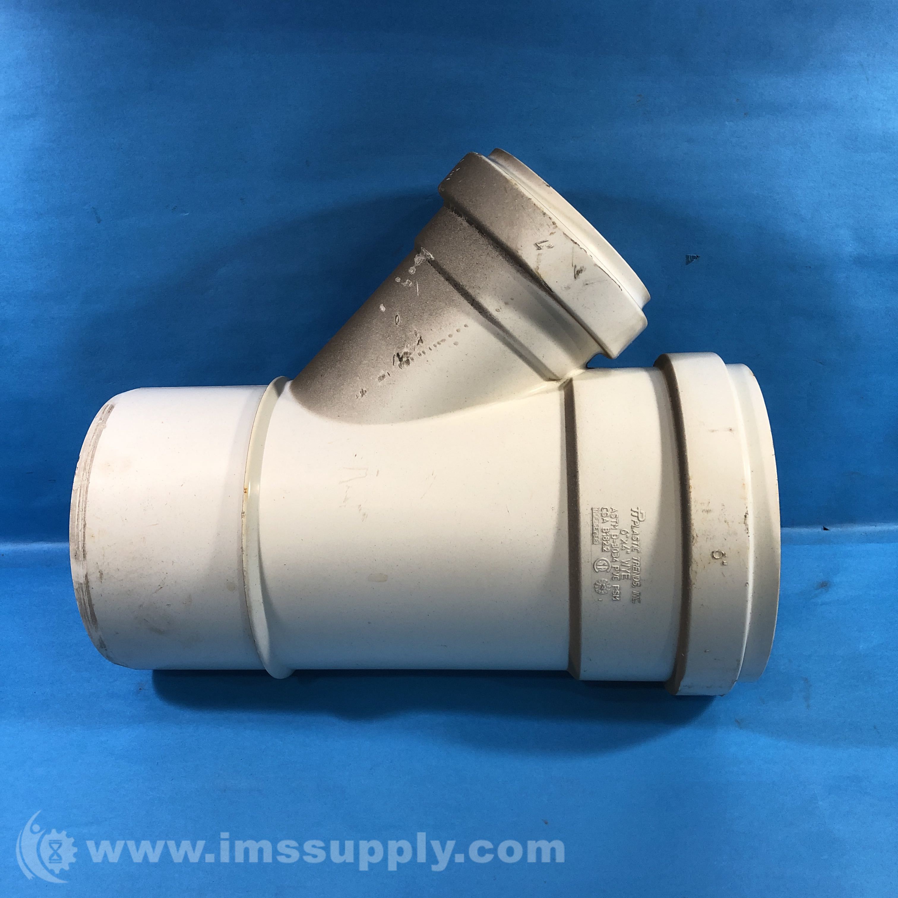 Plastic Trends, Inc ASTM D3034 6X4 Joint Wye Fitting IMS Supply
