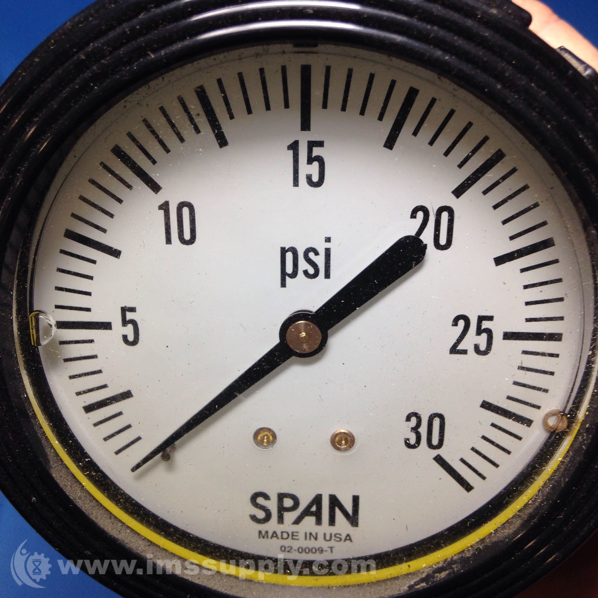 Span Instruments 02-0009-T Pressure Gauge - IMS Supply