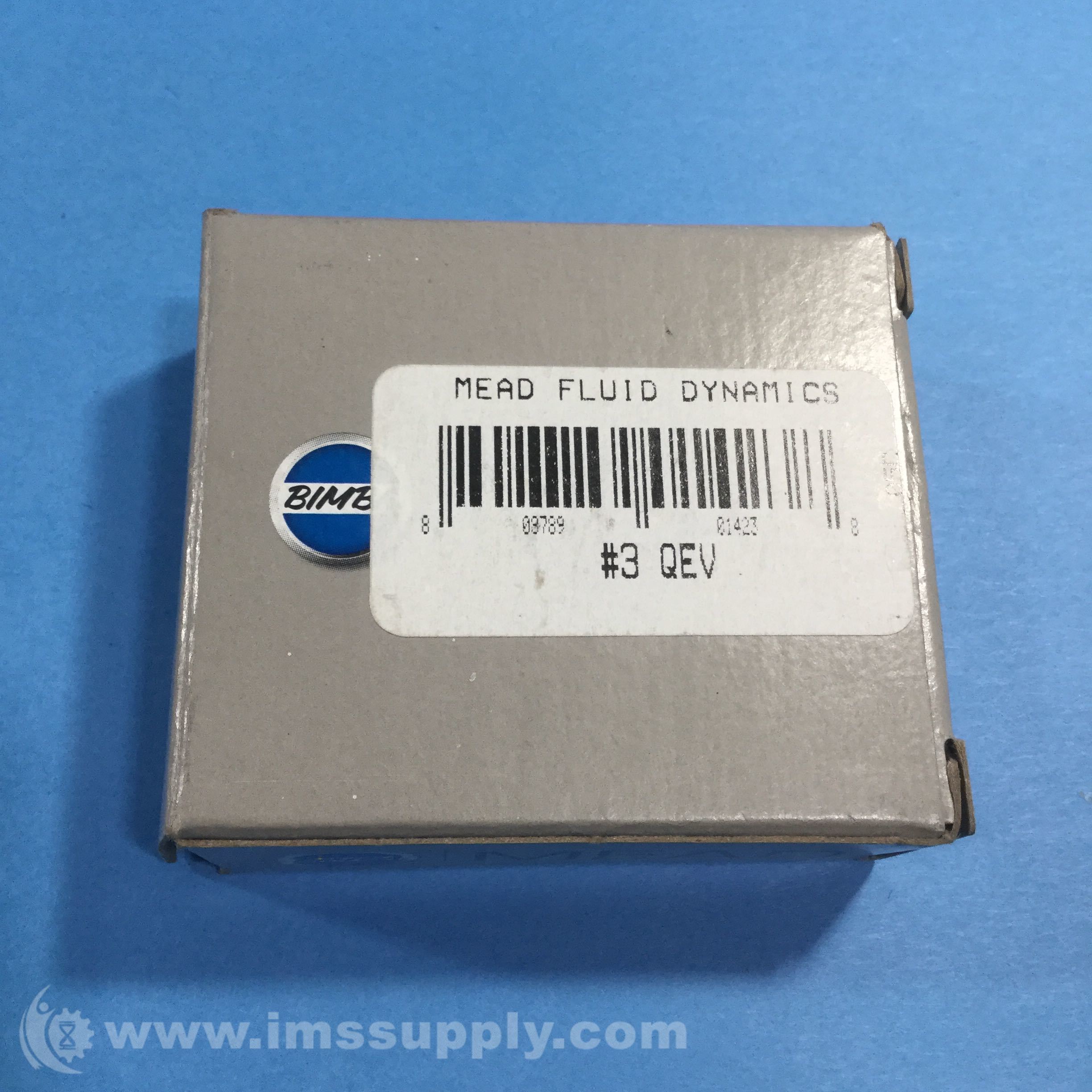 Mead Fluid Dynamics 3 QEV Pneumatic Quick Exhaust Valve IMS Supply