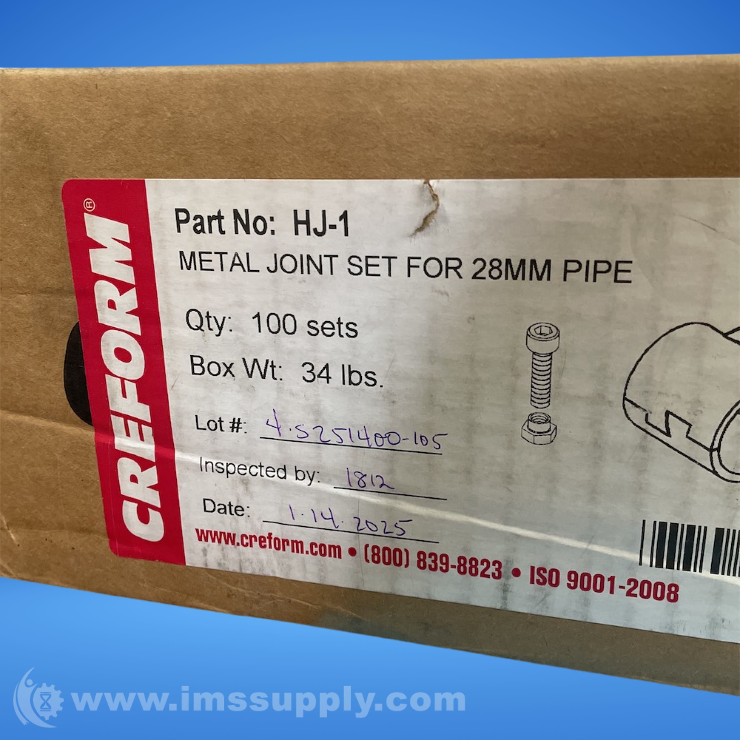 Creform HJ-1 Metal Joint Set - IMS Supply