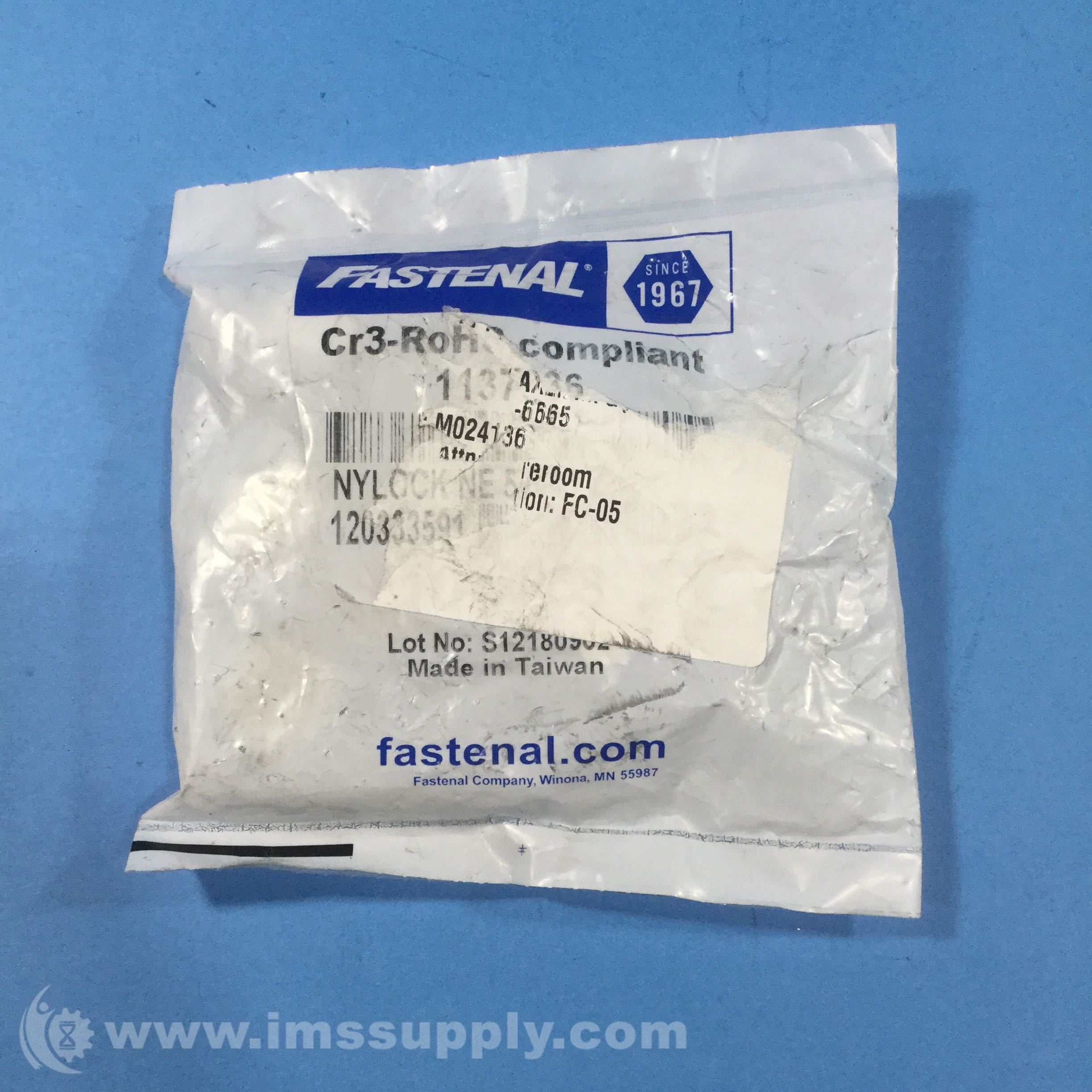 Fastenal 1137036 Nylock Nut - IMS Supply