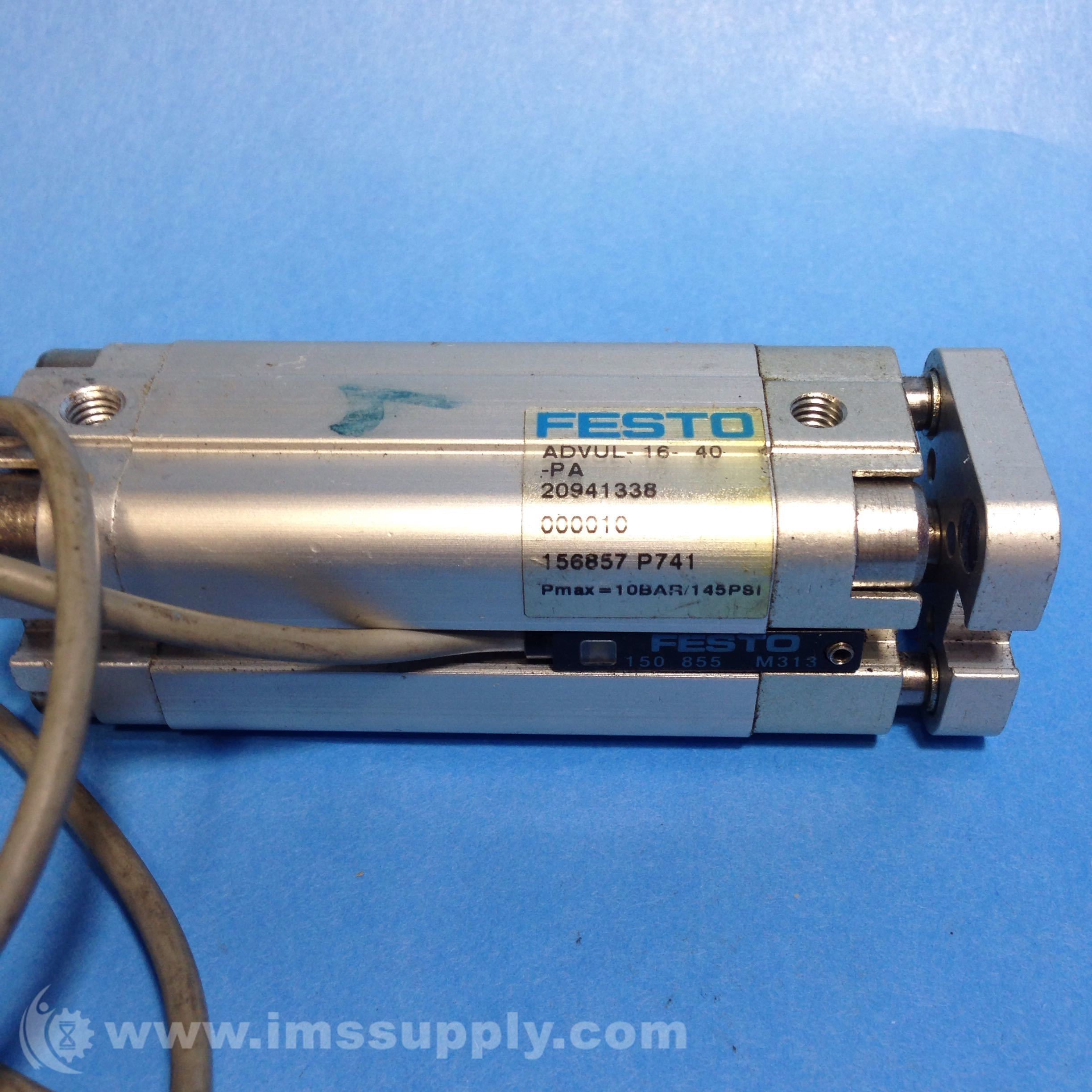 FESTO ADVUL-16-40-P-A 156857 Kompaktzylinder Pneumatik NEU 1A04 