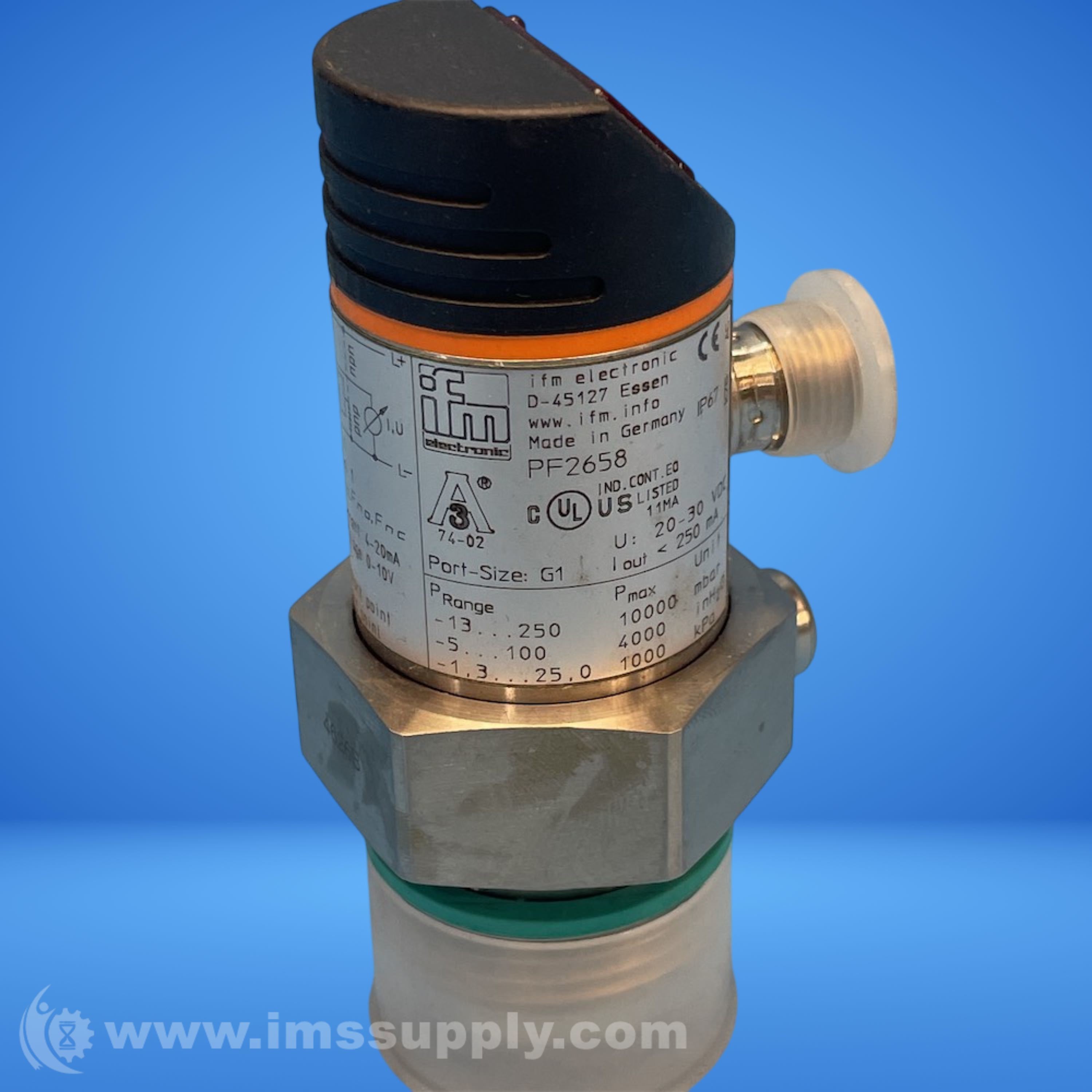 Ifm PF2658 Pressure Sensor - IMS Supply