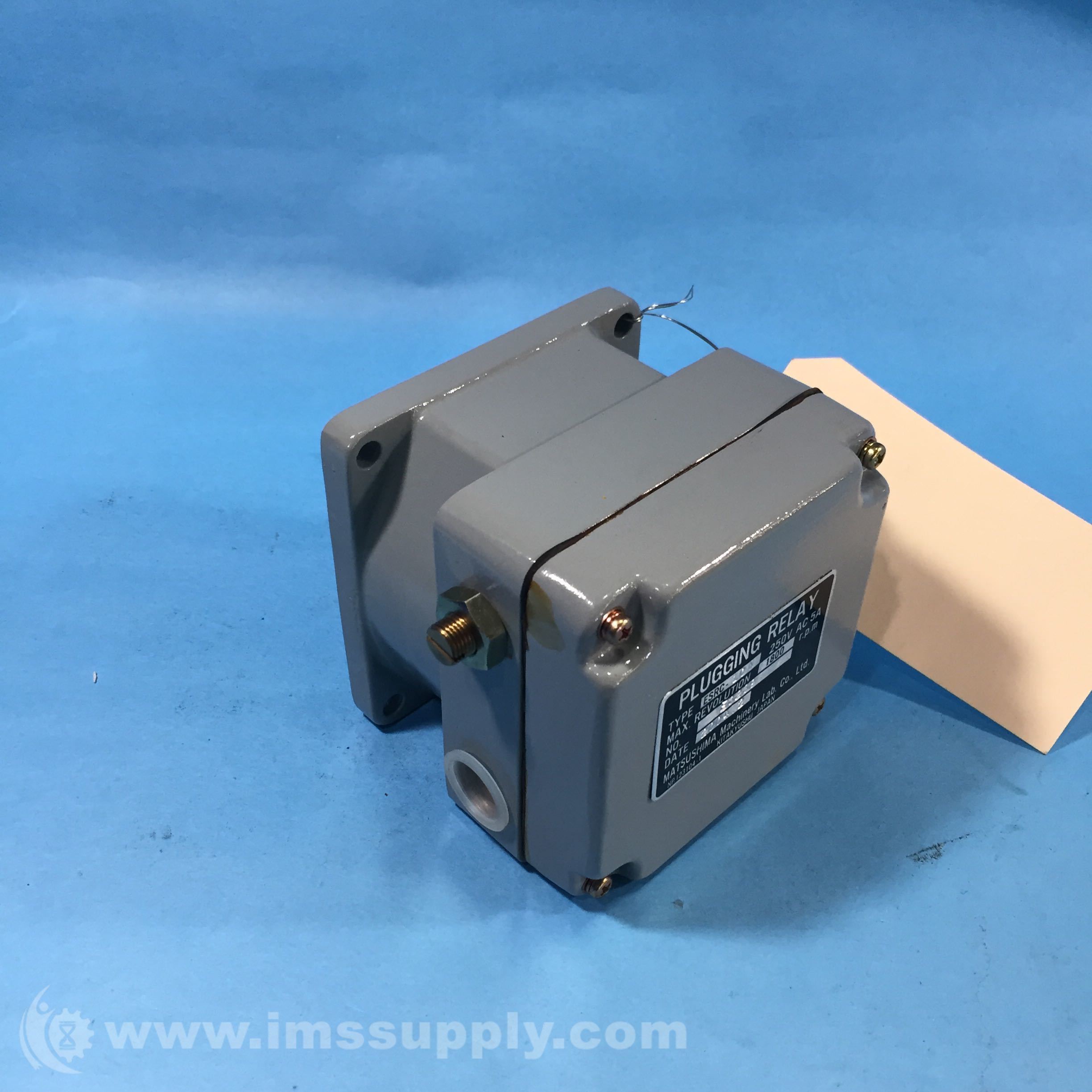 Matsushima Machinery Lab ESRC10N Plugging Relay IMS Supply