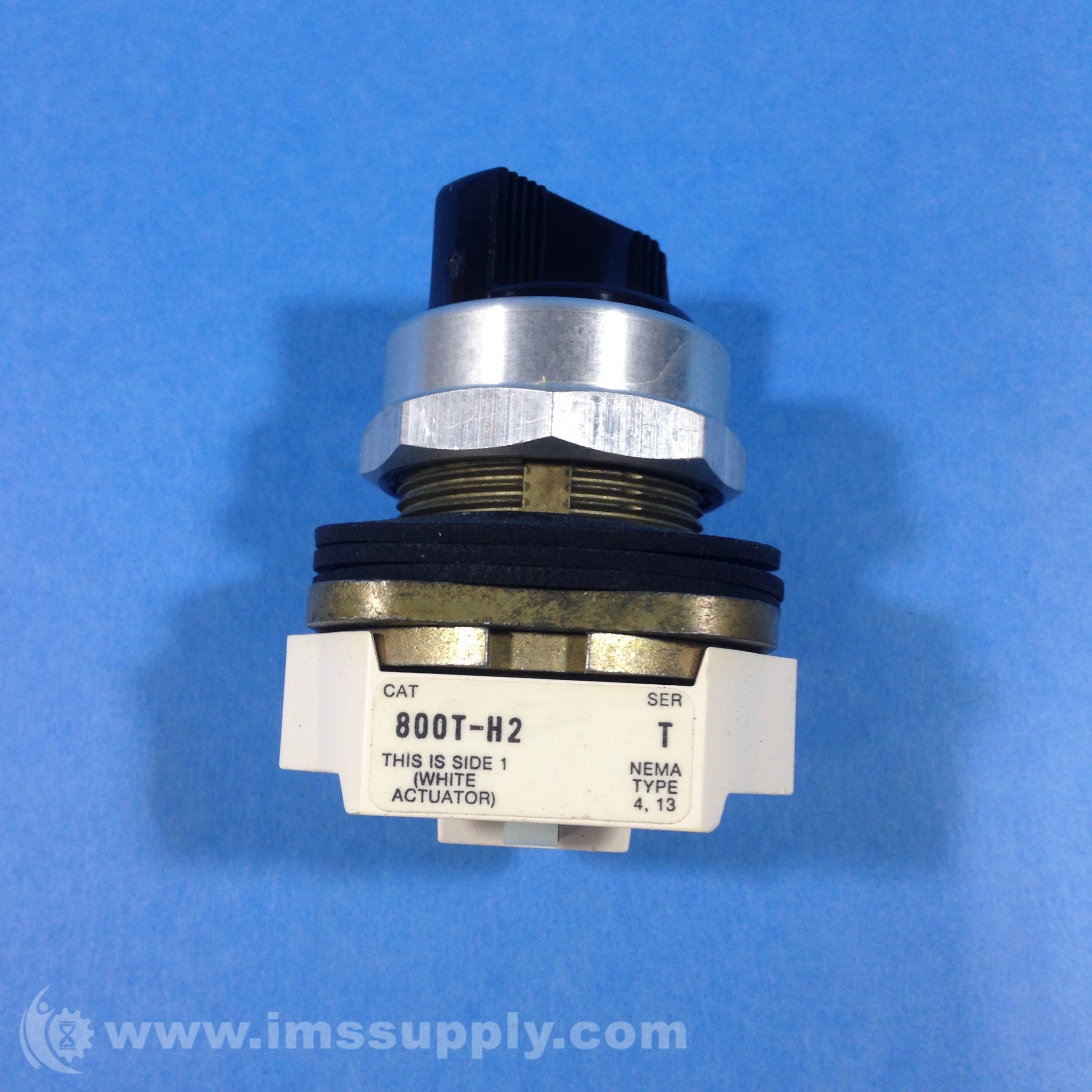 Allen Bradley 800TH2 Selector Switch, 2Position, Maintained IMS Supply