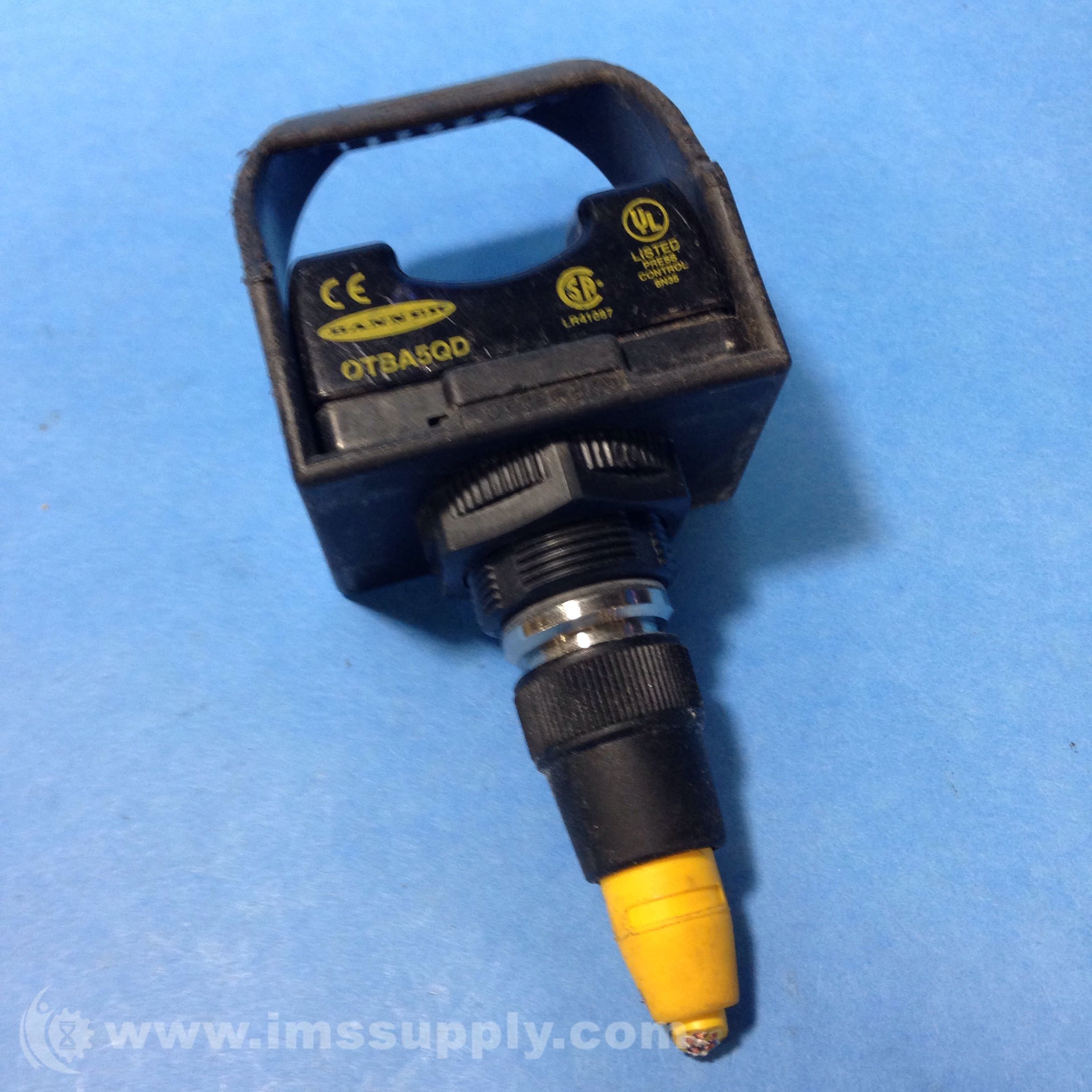 Banner Otba5qd Optical Touch Button Momentary 120vac Spdt Ims Supply