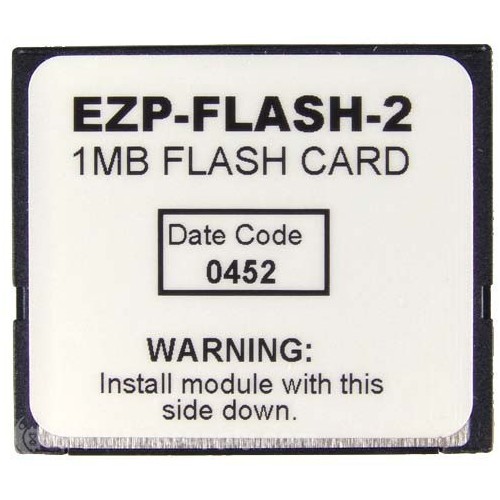 EZFLASH2, 1MB flash memory card for nonvolatile userprogram IMS