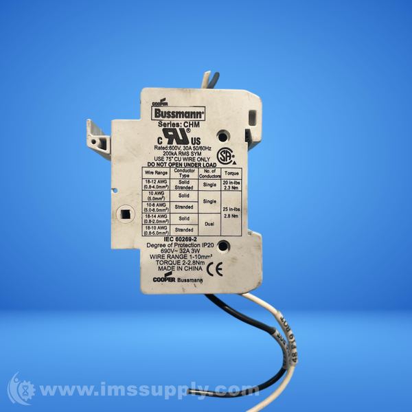 Cooper Bussmann CHM2DU Fuse Holder - IMS Supply