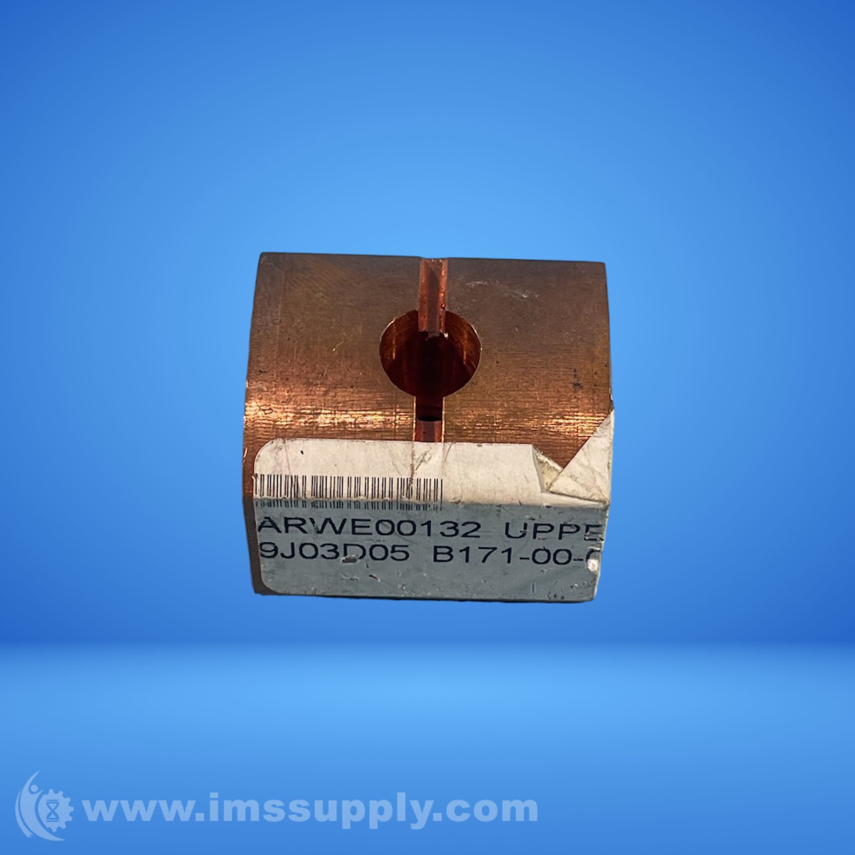 B171-00-0043 Machined Copper Block 2 x 2 x 2 - IMS Supply